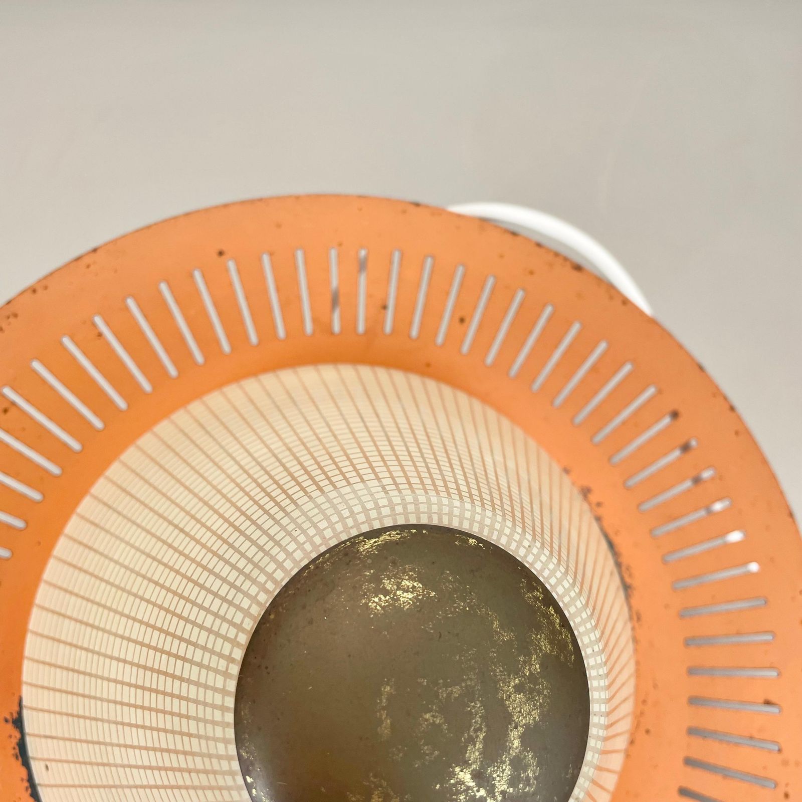 photo buy Midcentury Minimalist Stilnovo Style Brass And Metal Hanging Light, Italy 1950