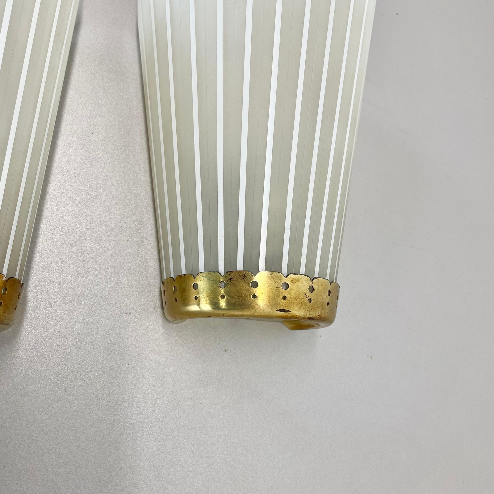 Set Of 2 "Media" Wall Light By Wilhelm Wagenfeld, Peill + Putzler, Germany, 1950 photo vinterior