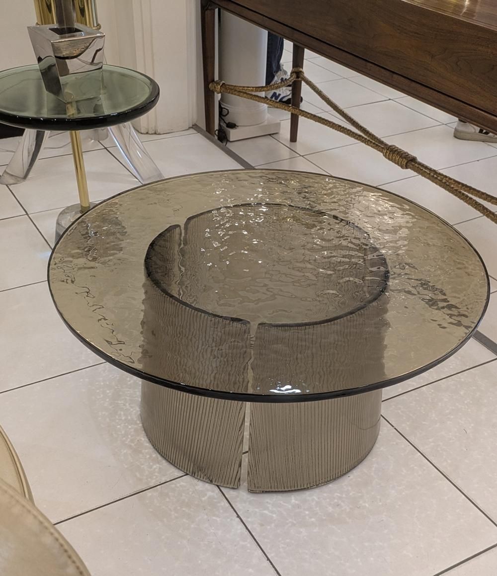photo furniture Smoked Glass Cocktail Table