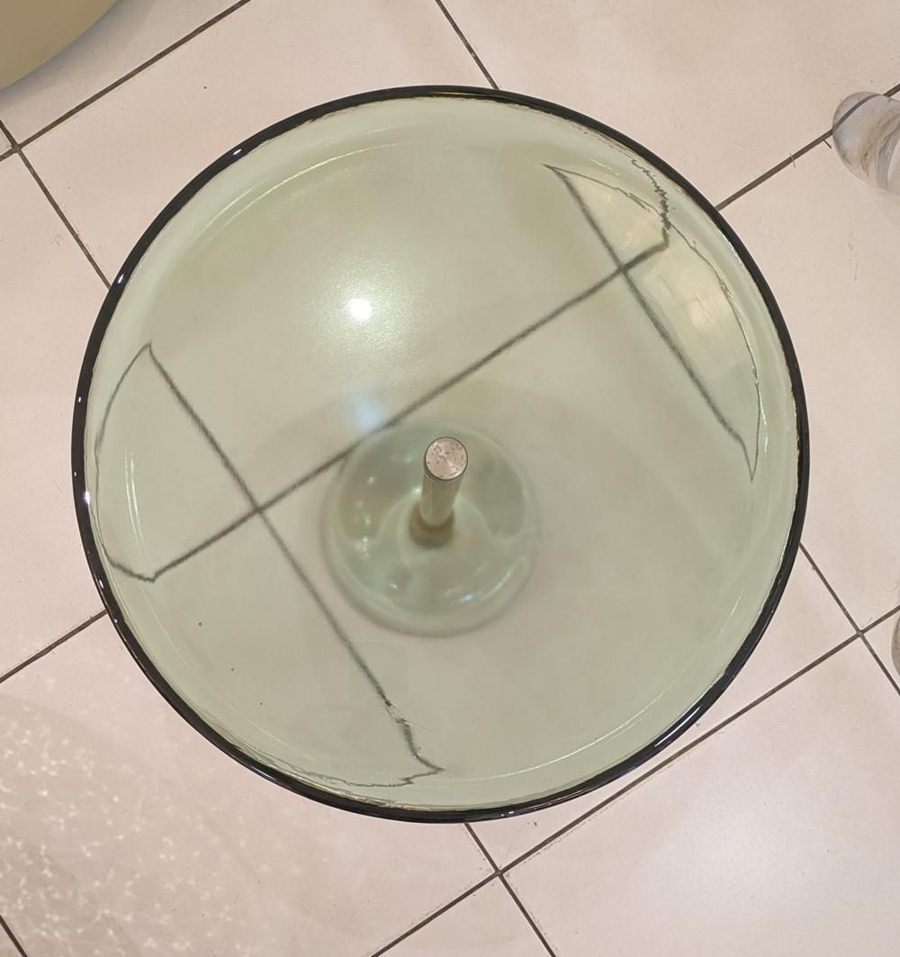 Small Glass Gueridon / End Table photo vinterior