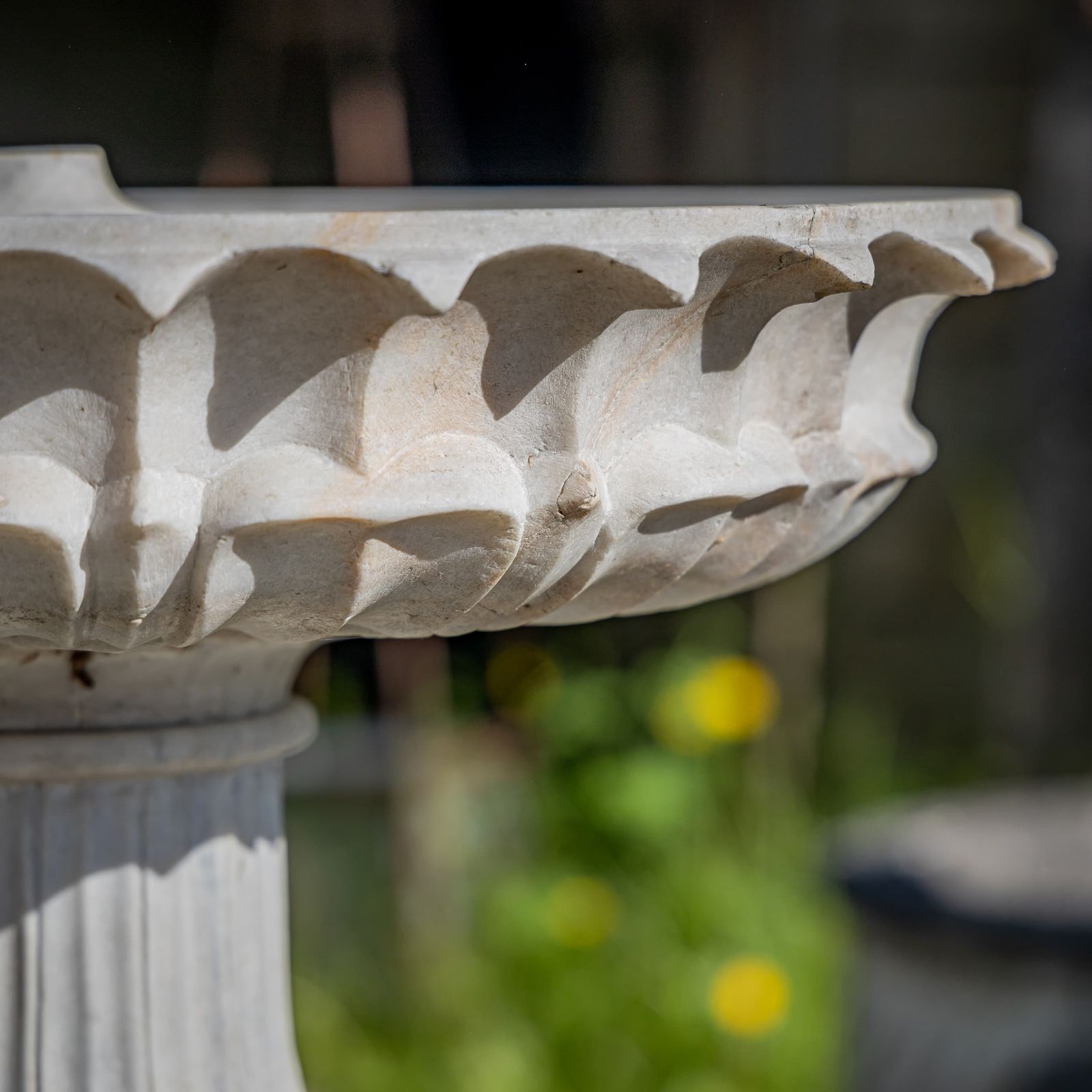 Decorative Marble Bowl As Fountain photo furniture