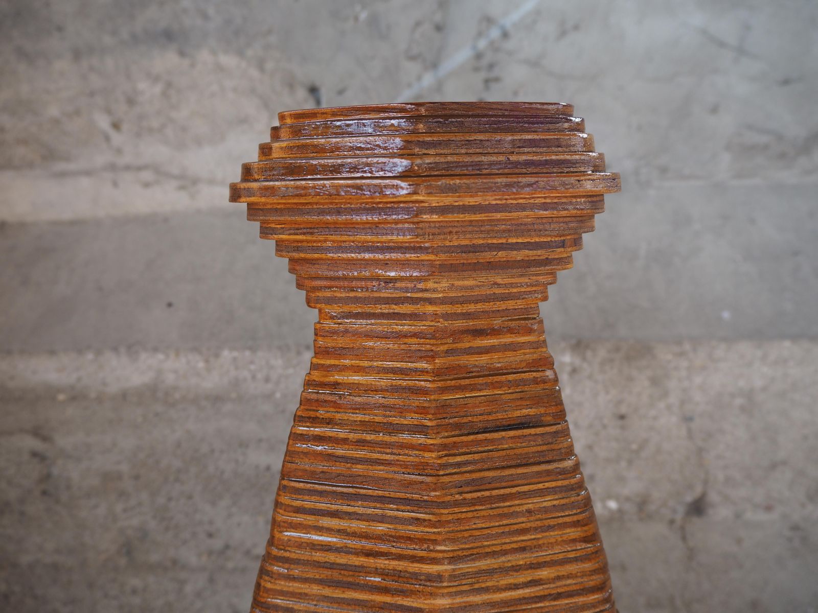 Midcentury Wooden Vase, Europe, 1960s photo buy