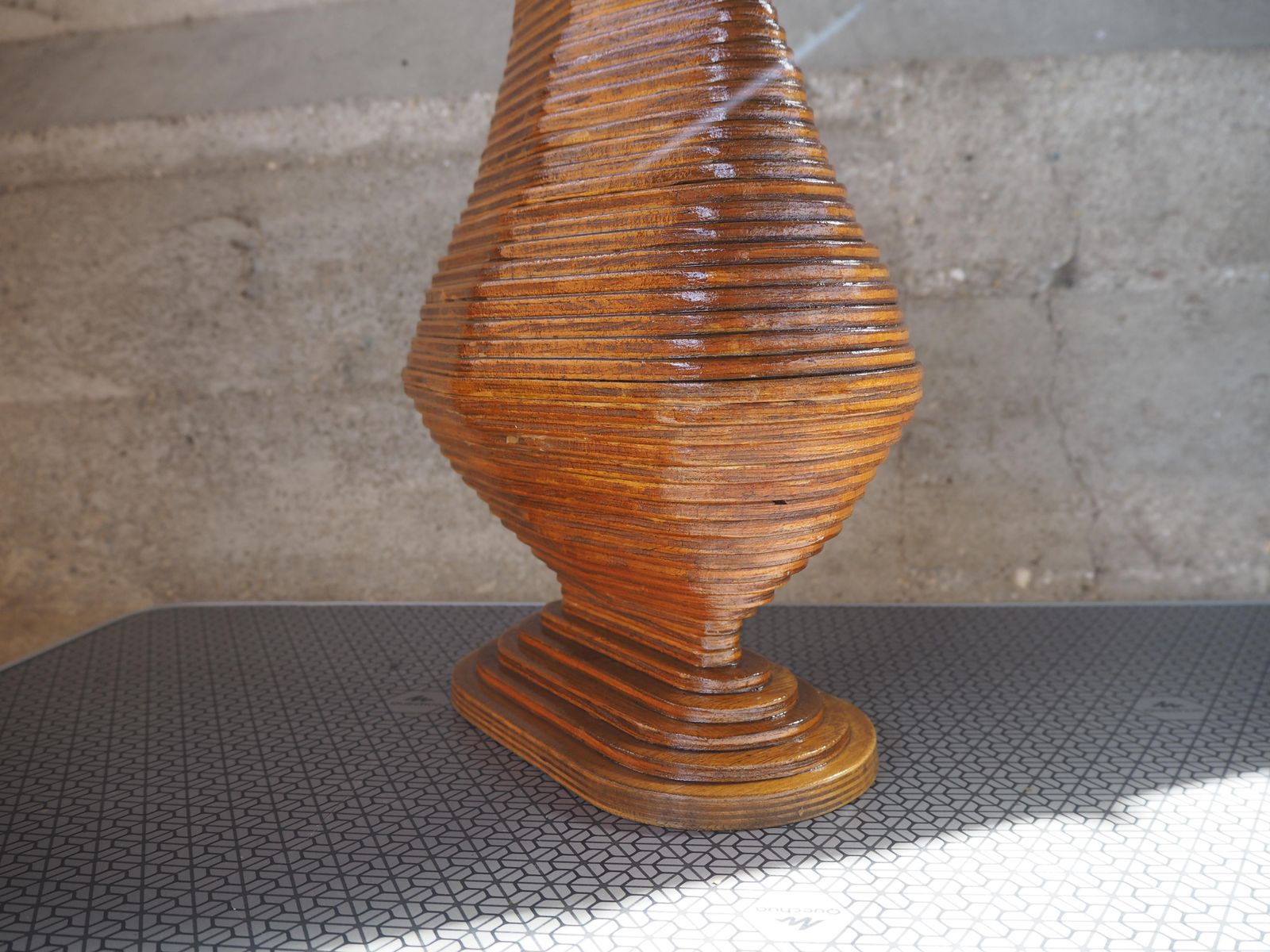 photo for sale Midcentury Wooden Vase, Europe, 1960s