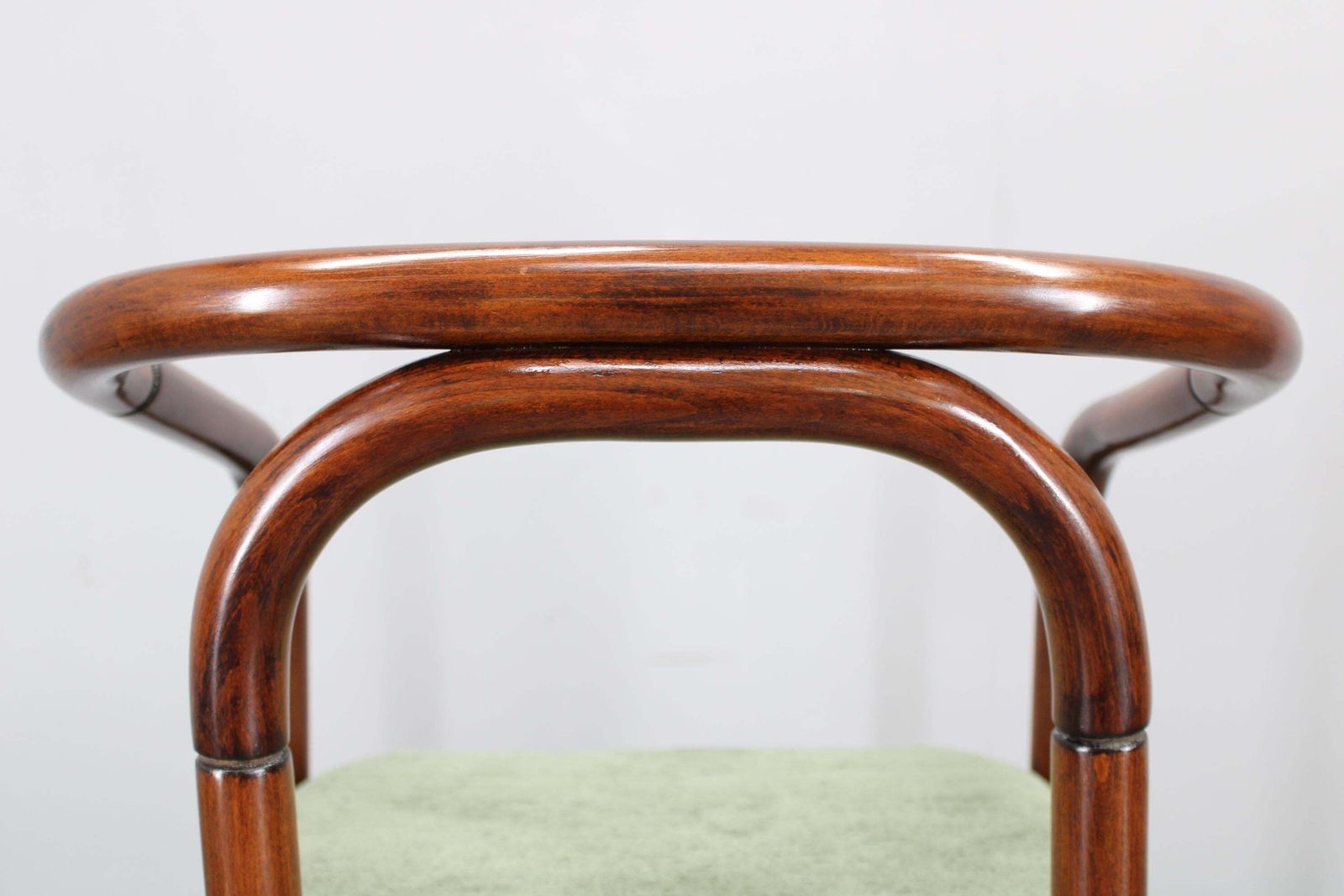 photo buy 1970s Antonin Suman Set Of Six Beech Bentwood Restored Dining Chairs By Ton