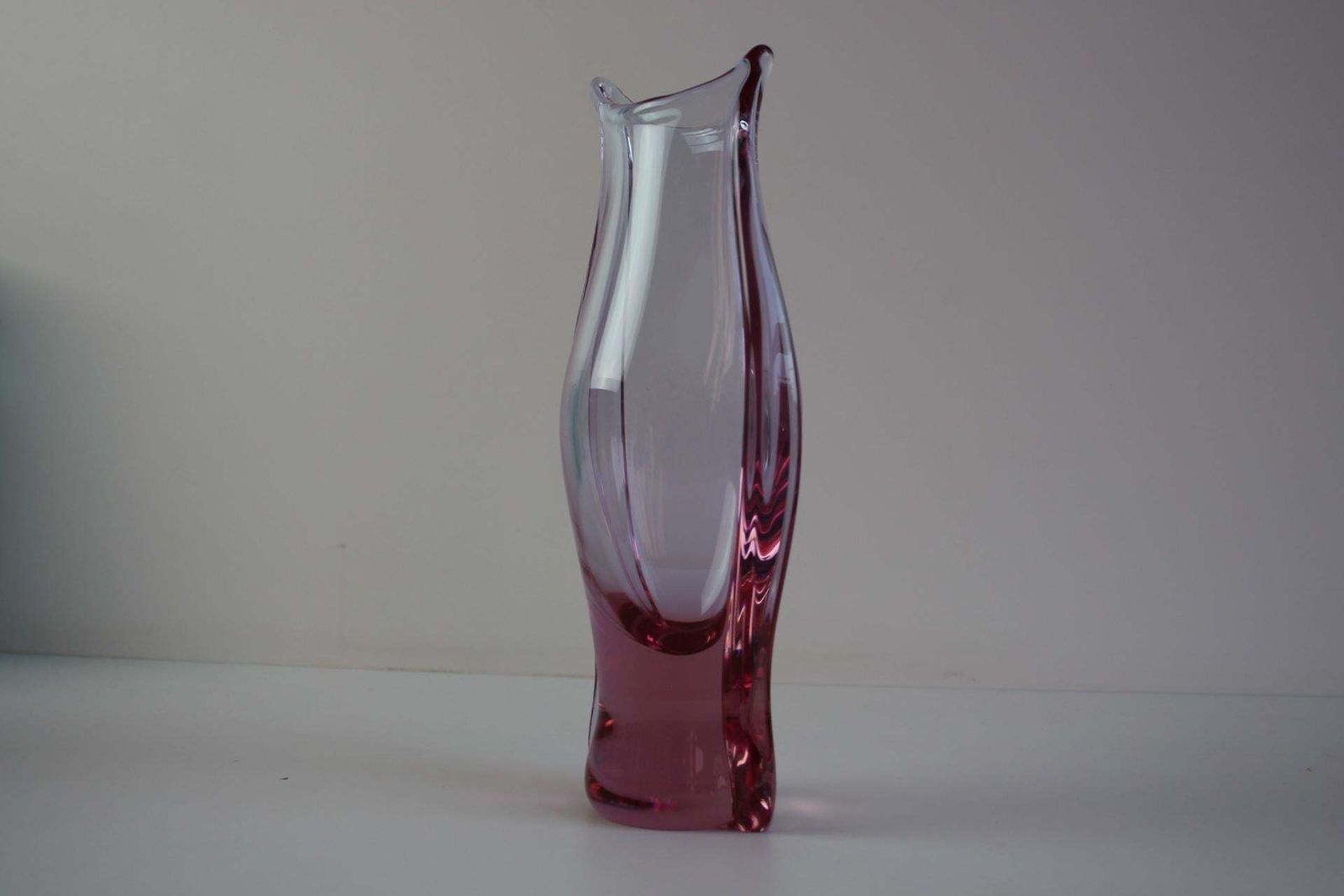 Mid Century Czech Purple Art Glass Vase By Zbs, 1960s photo furniture