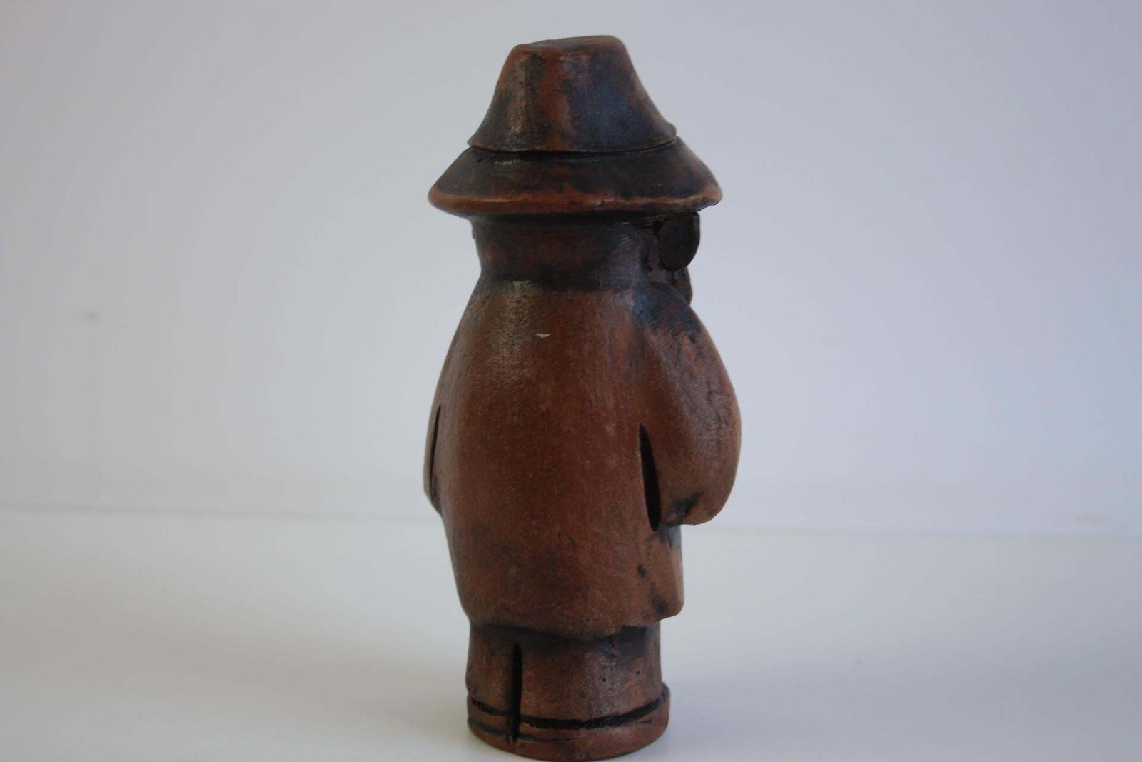 Signed Wooden Folk Art Figurine By S. Wodynski, Central Europe, Ca. 1970s photo 299.0
