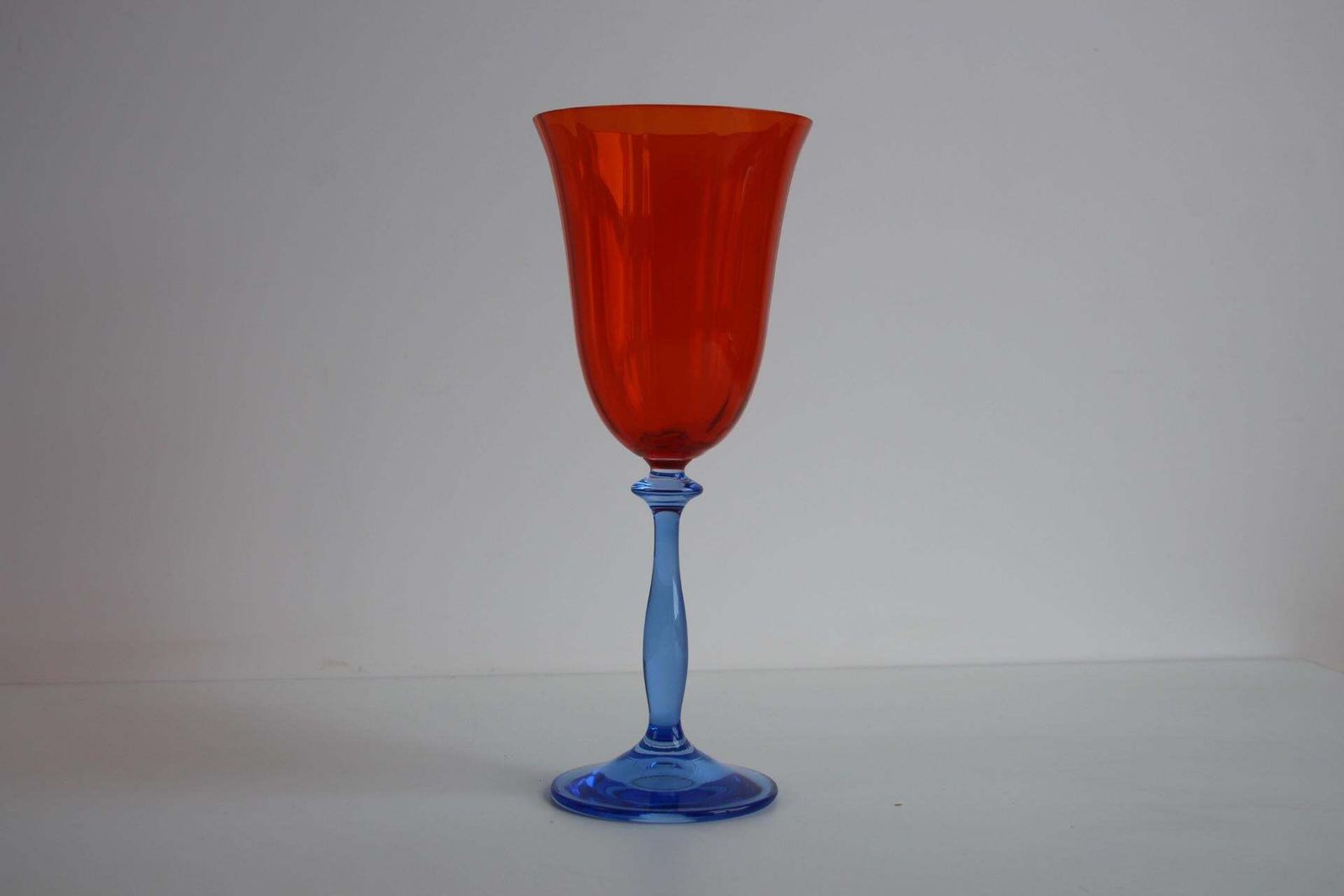 Vintage Crystalex Wine Glasses Set Of 6 – Bohemian Glass, Czech Republic, 1990's photo Home Decor