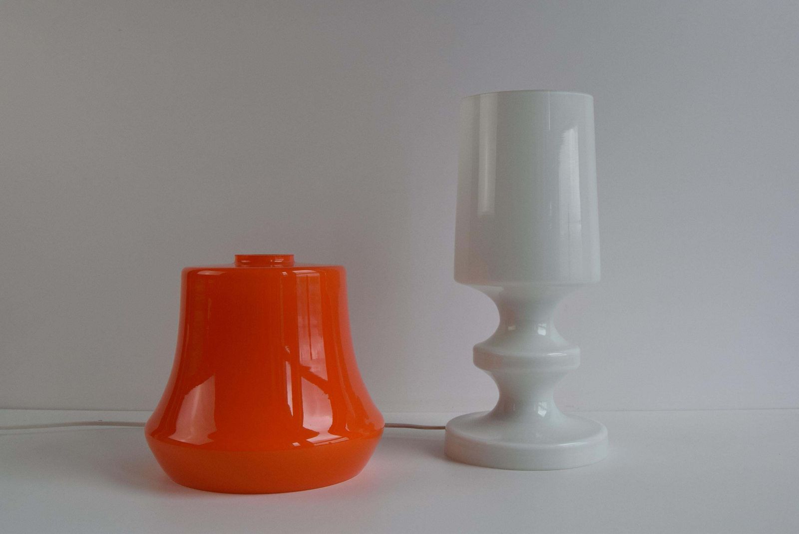 Mid Century Glass Table Lamp By Stepan Tabera photo for sale