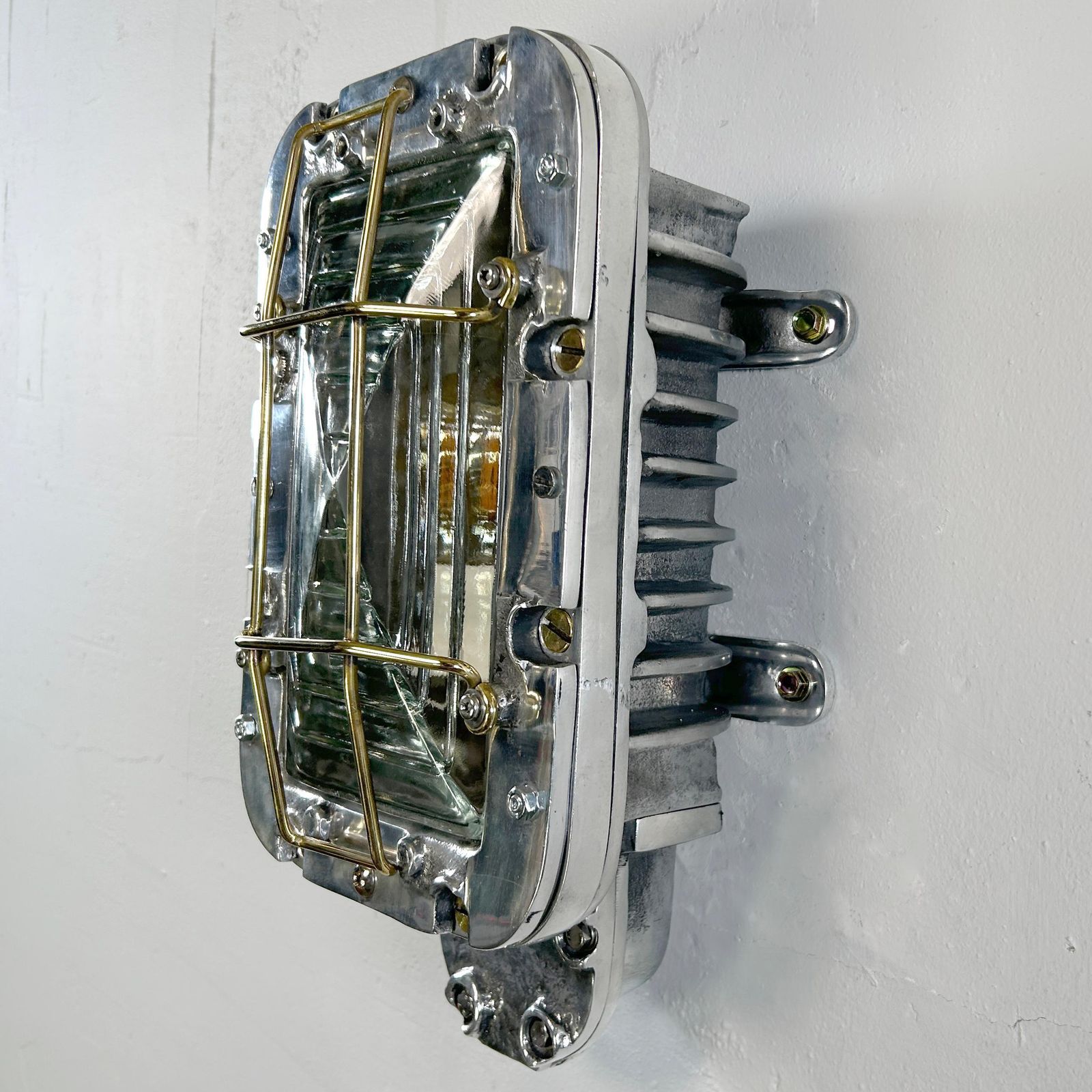British Late Century Cast Aluminium photo Lighting