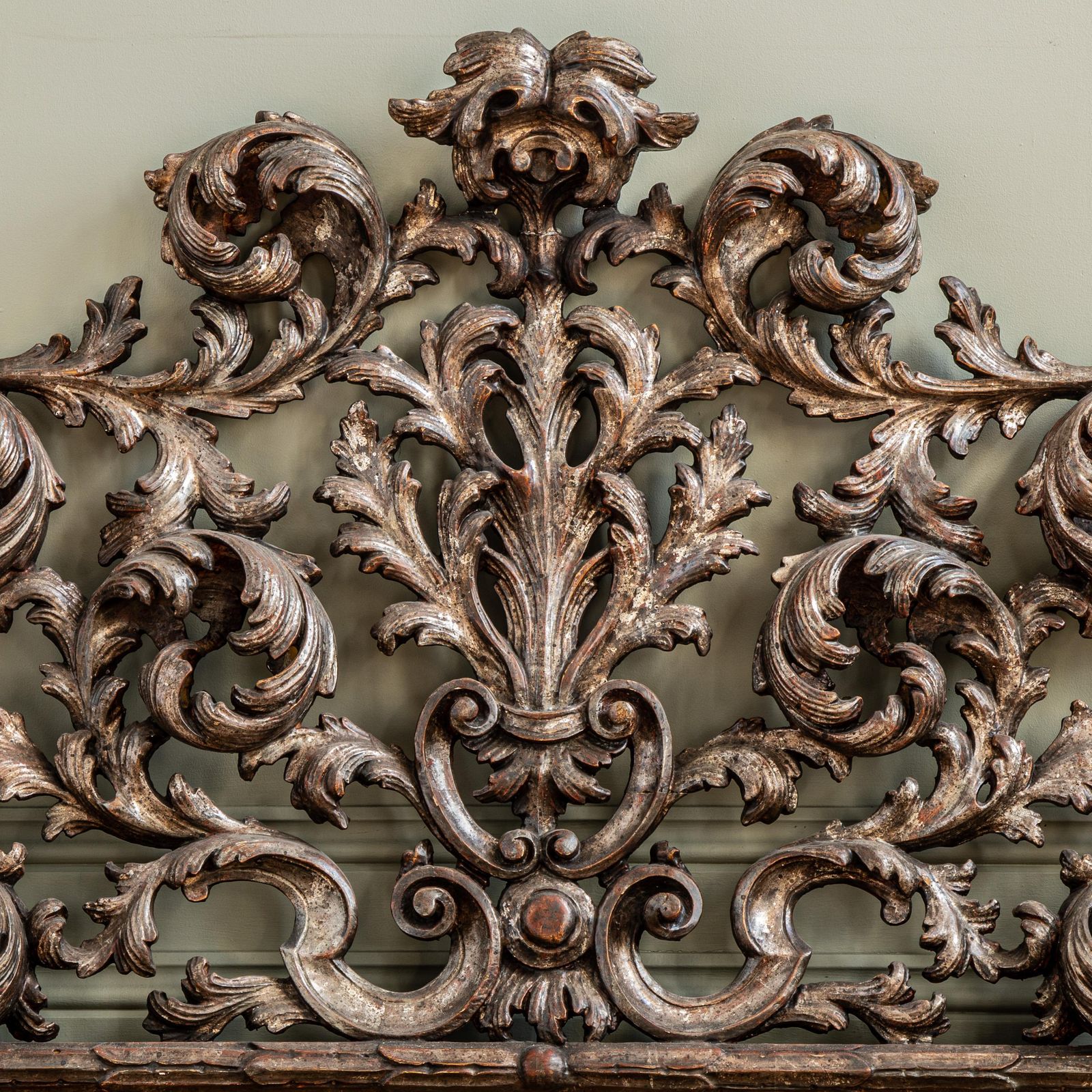 Large Early 20th Century Rococo Headboard photo 3871.0