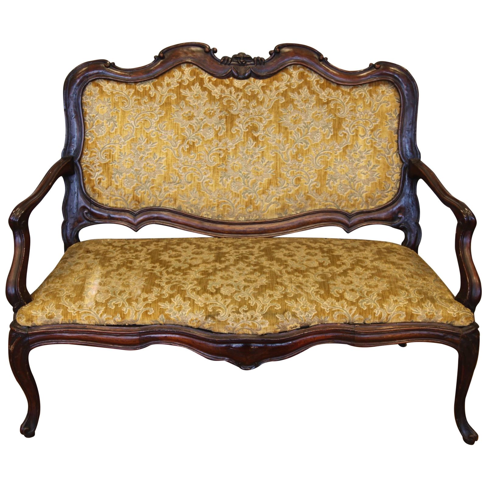 18th Century Italian Walnut Sofa