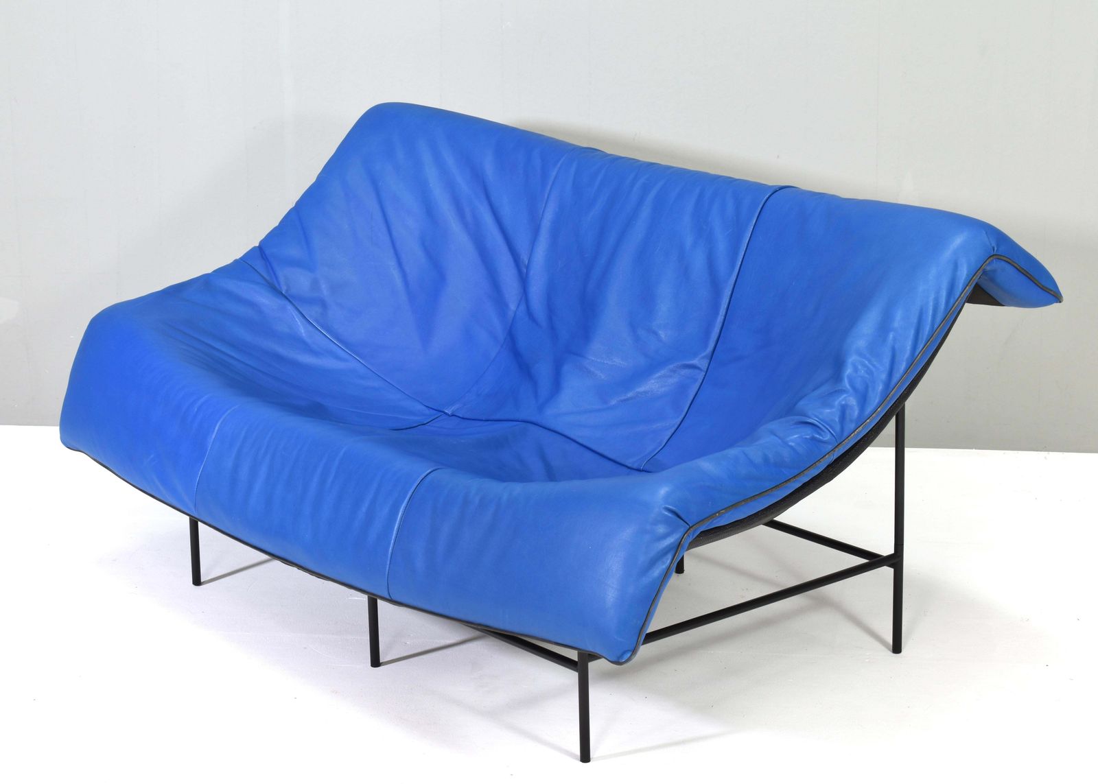 Butterfly Sofa In Leather By Gerard Van Den Berg For Montis, Netherlands, 1980's photo furniture