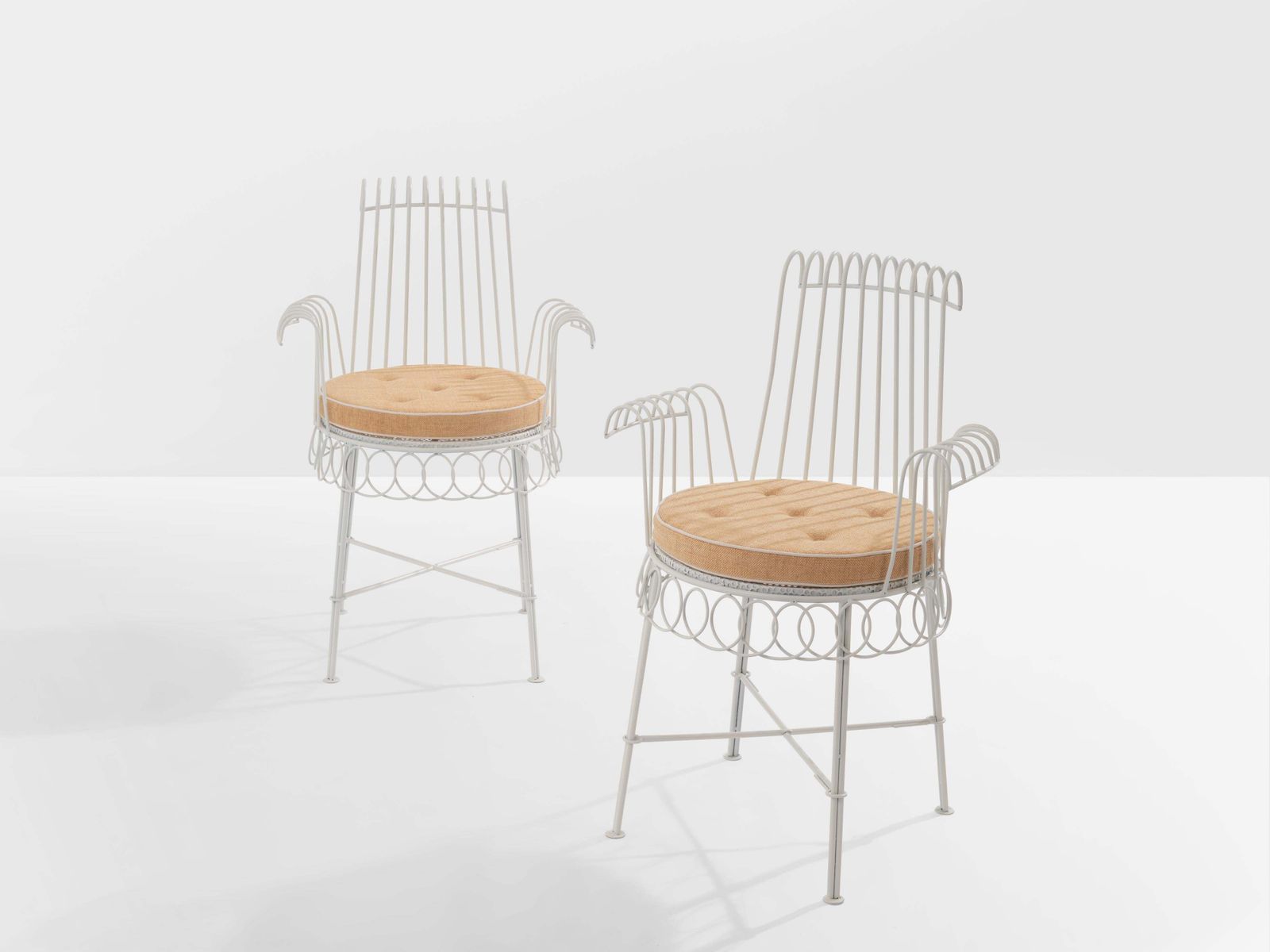 Paire de fauteuils Cap d'Ail Mathieu Matégot, années 1950 photo furniture