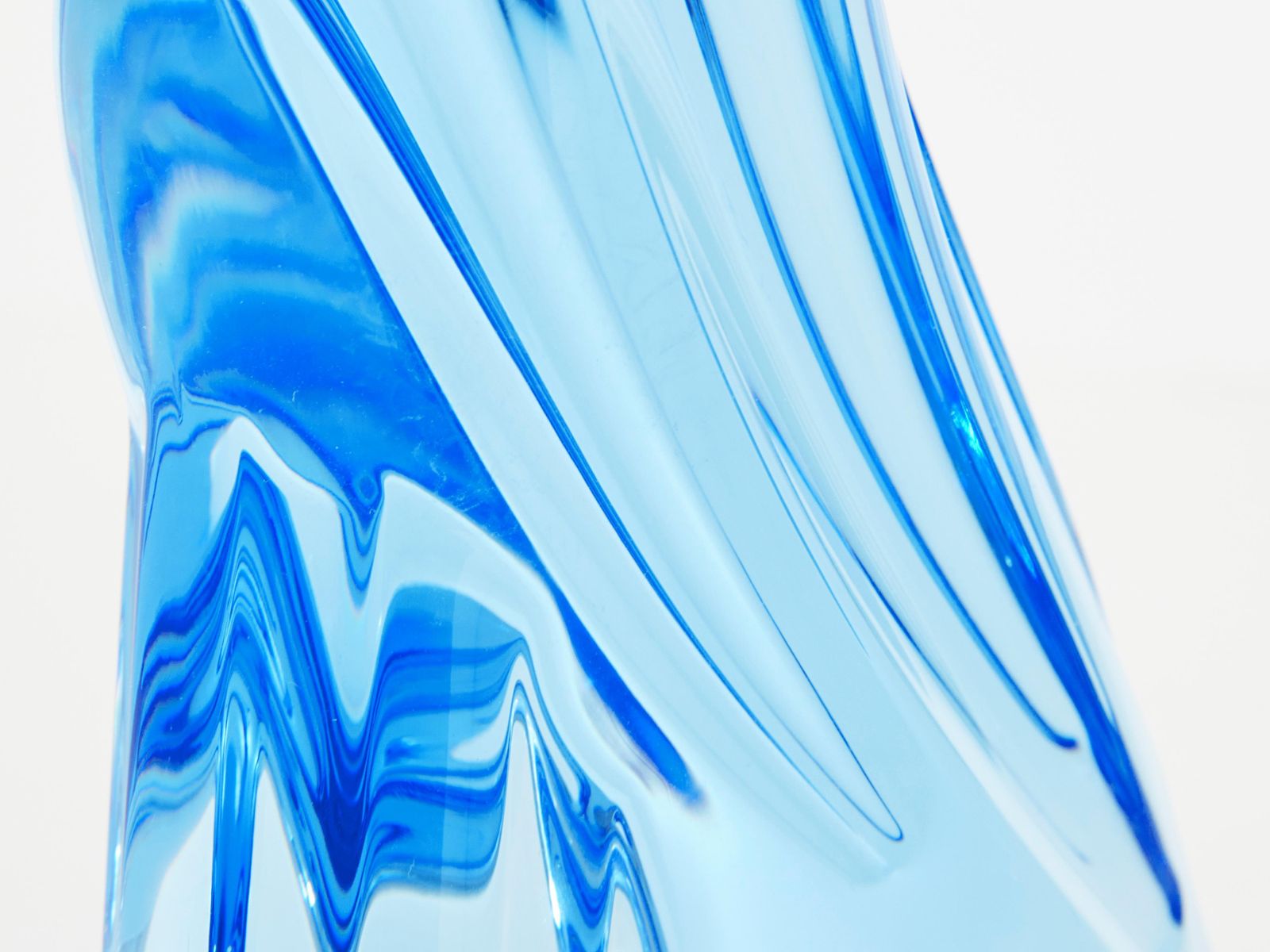 Oiseau en cristal bleu clair Jaime Hayon pour Baccarat, collection Faunacrystopolis, 2020 photo 988.0