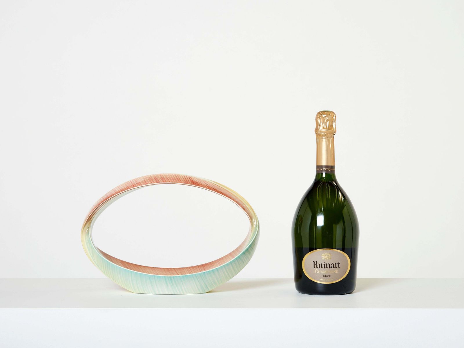 Coupe de présentation en céramique émaillée italienne par Vi.Bi. Torino, 1960 photo buy