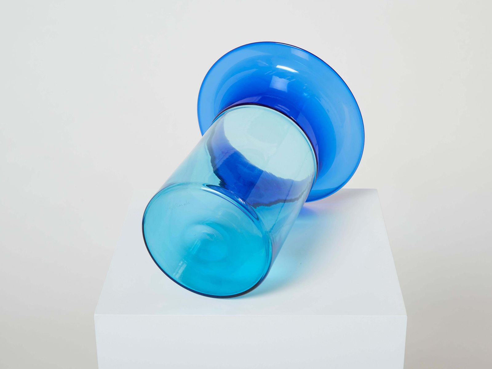 photo for sale Grand vase en verre de Murano Incalmo, Luciano Gaspari pour Salviati, années 1970