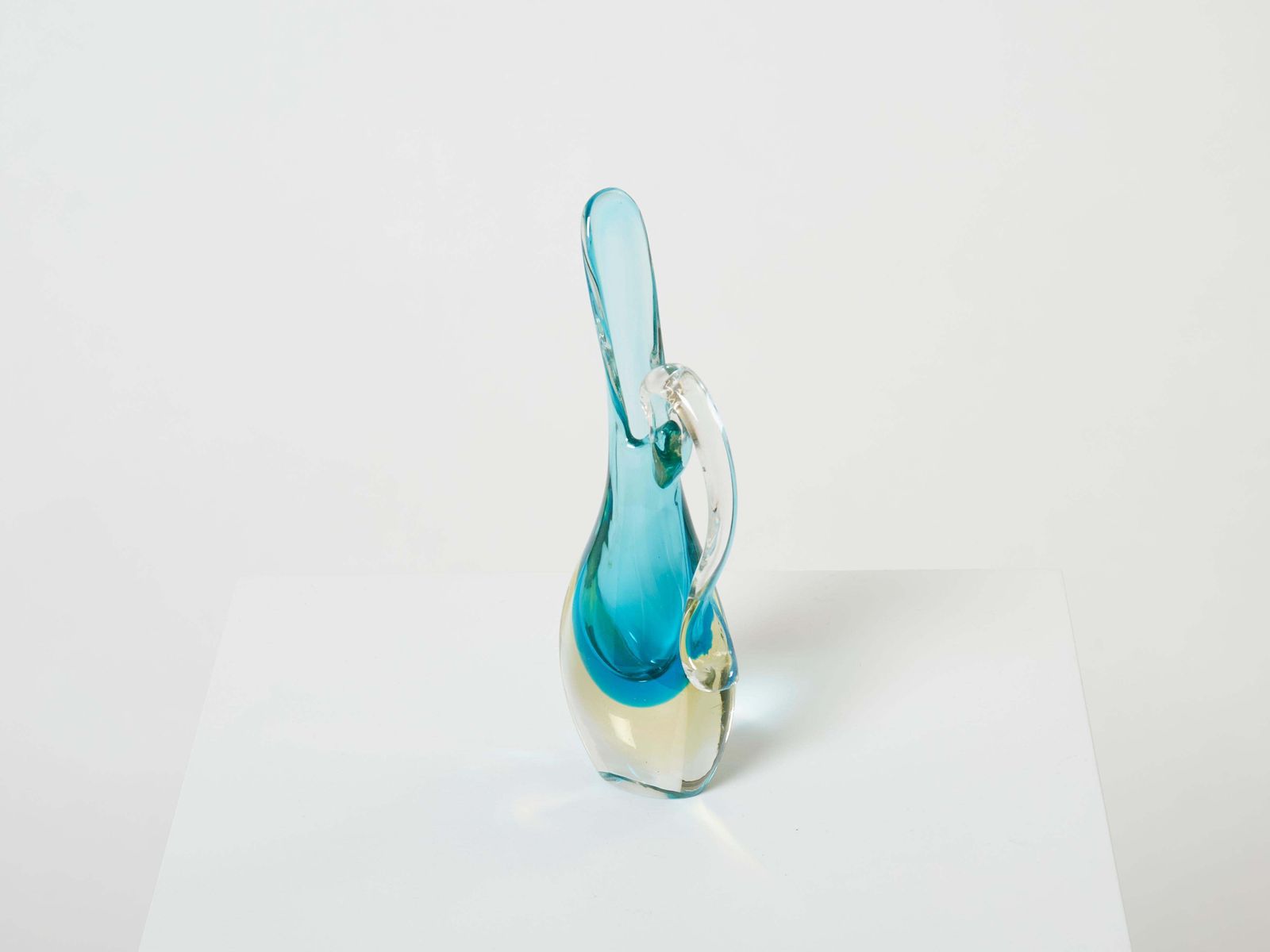 photo for sale Ensemble de deux petits vases Sommerso en verre de Murano, années 1970