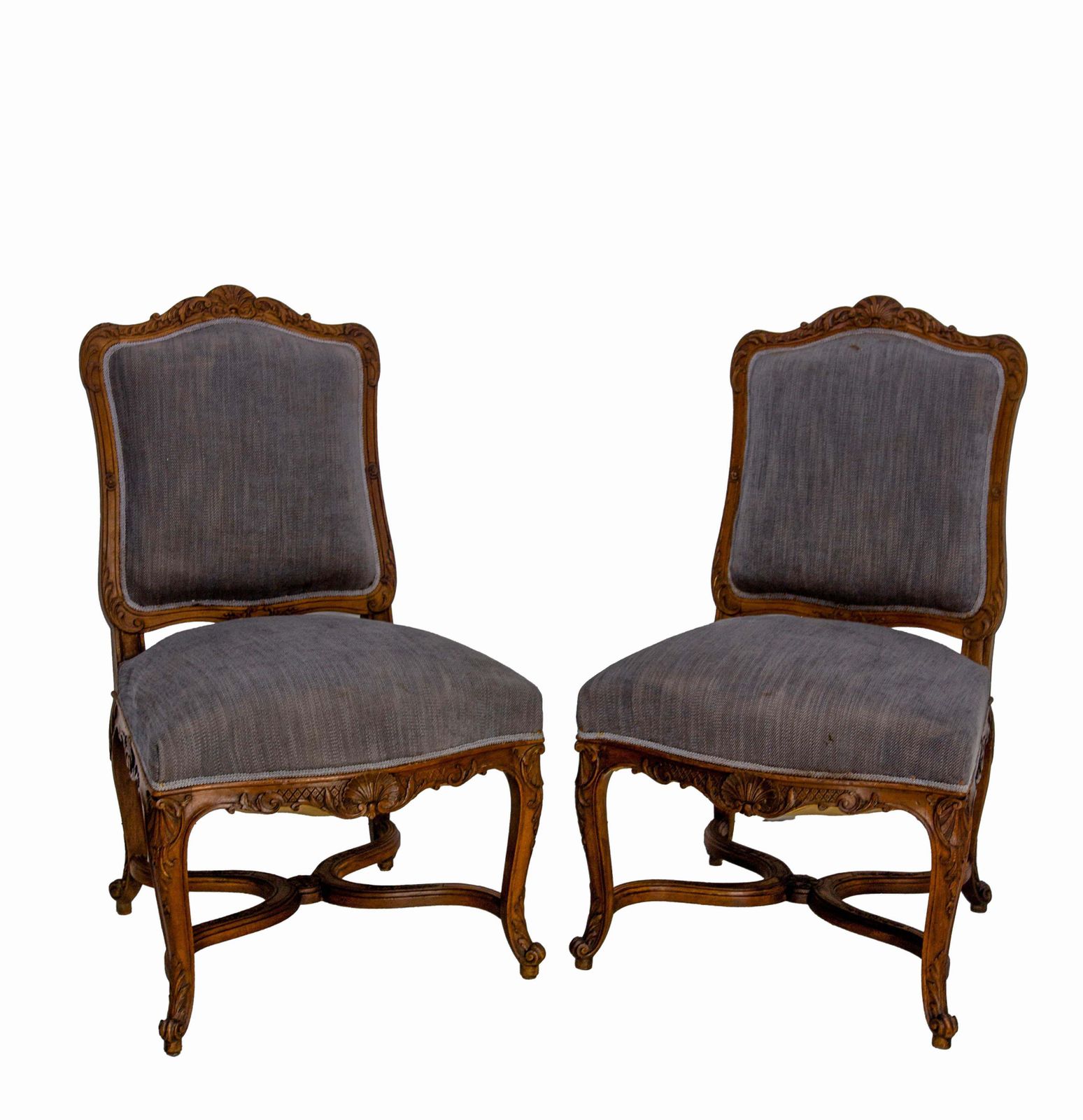 Pair Of Regency Chairs Or Fauteuils To Be Re Upholstered Midcentury photo furniture