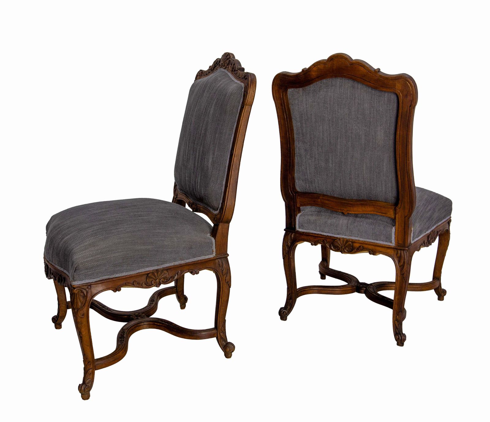 Pair Of Regency Chairs Or Fauteuils To Be Re Upholstered Midcentury photo Furniture
