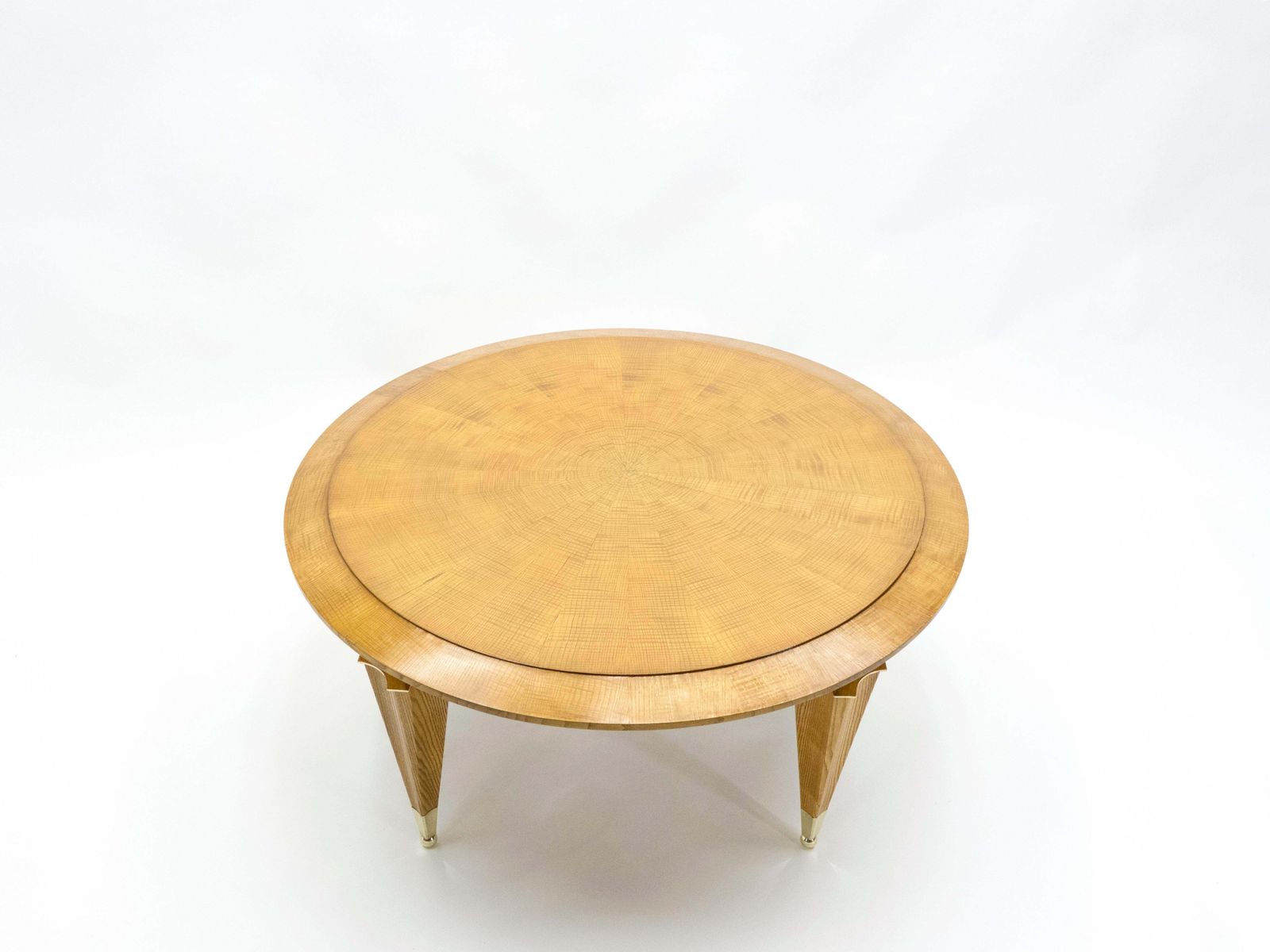 Table basse André Arbus en bois de frêne néoclassique, années 1940 photo for sale