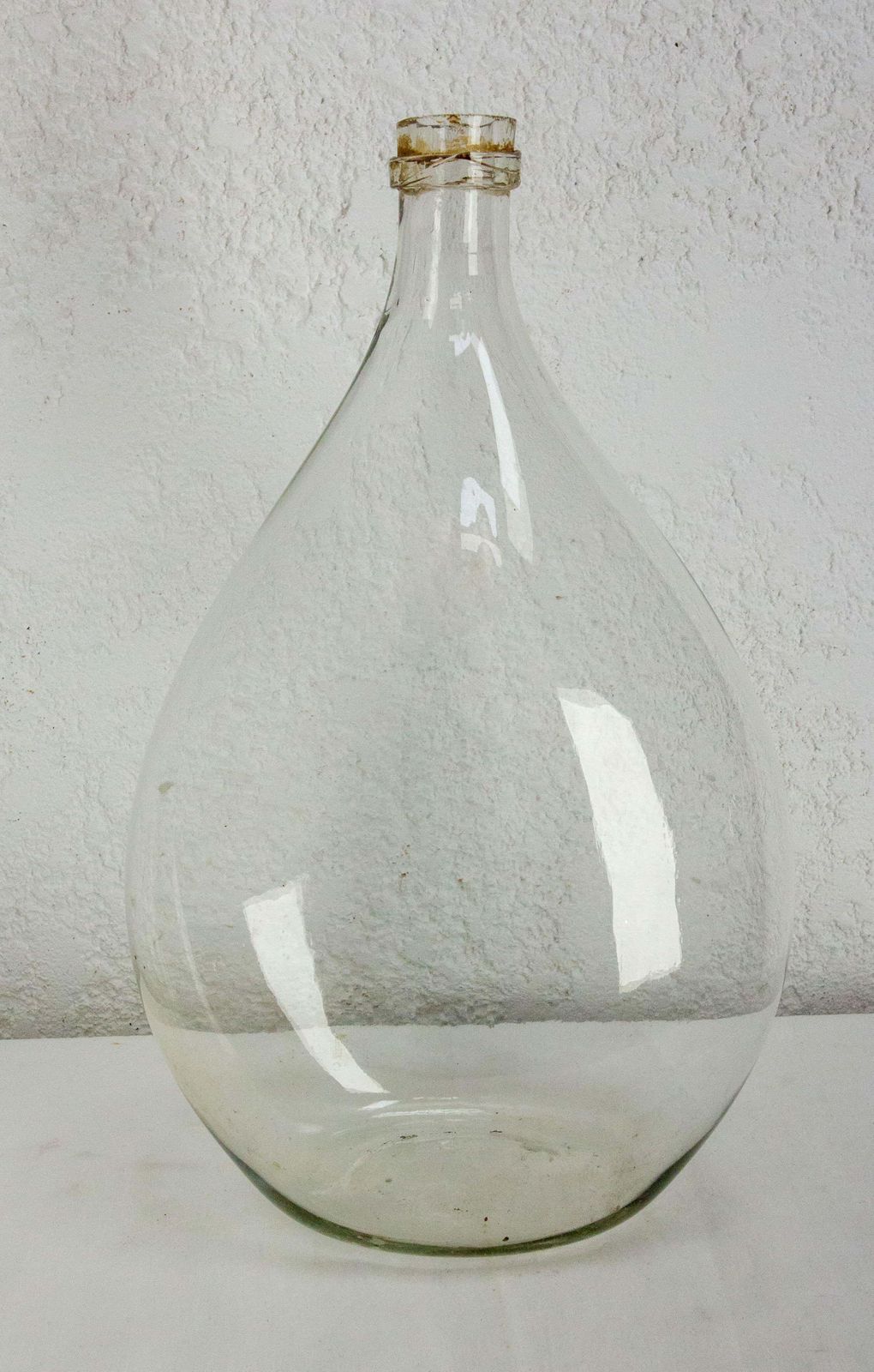 Antique Glass Bottle Demijohns Lady Jeanne Or Carboys Oval Shape Circa 1900 photo furniture