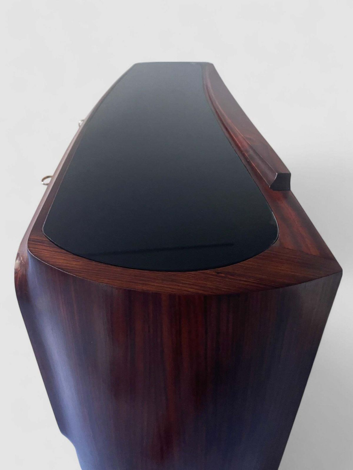 Furniture Italian Mid Century Teak Sideboard Or Bar Cabinet Designed Vittorio Dassi, 1950s photo
