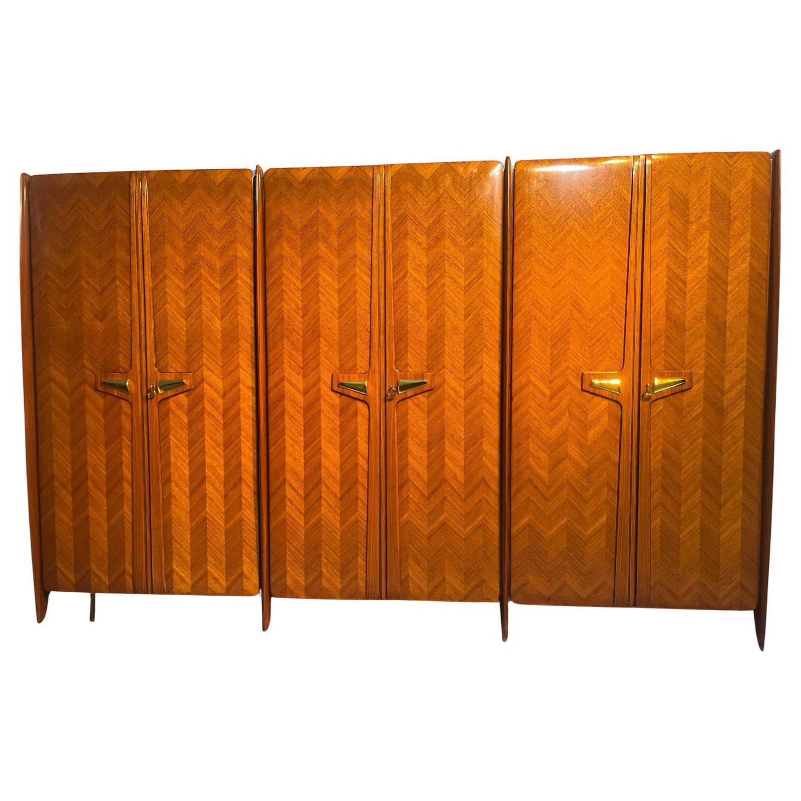Italian Mid Century Wardrobe Or Armoire By La Permanente Mobili Cantù, 1950s photo furniture