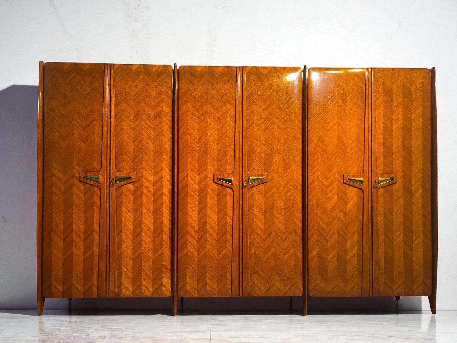 Italian Mid Century Wardrobe Or Armoire By La Permanente Mobili Cantù, 1950s photo buy