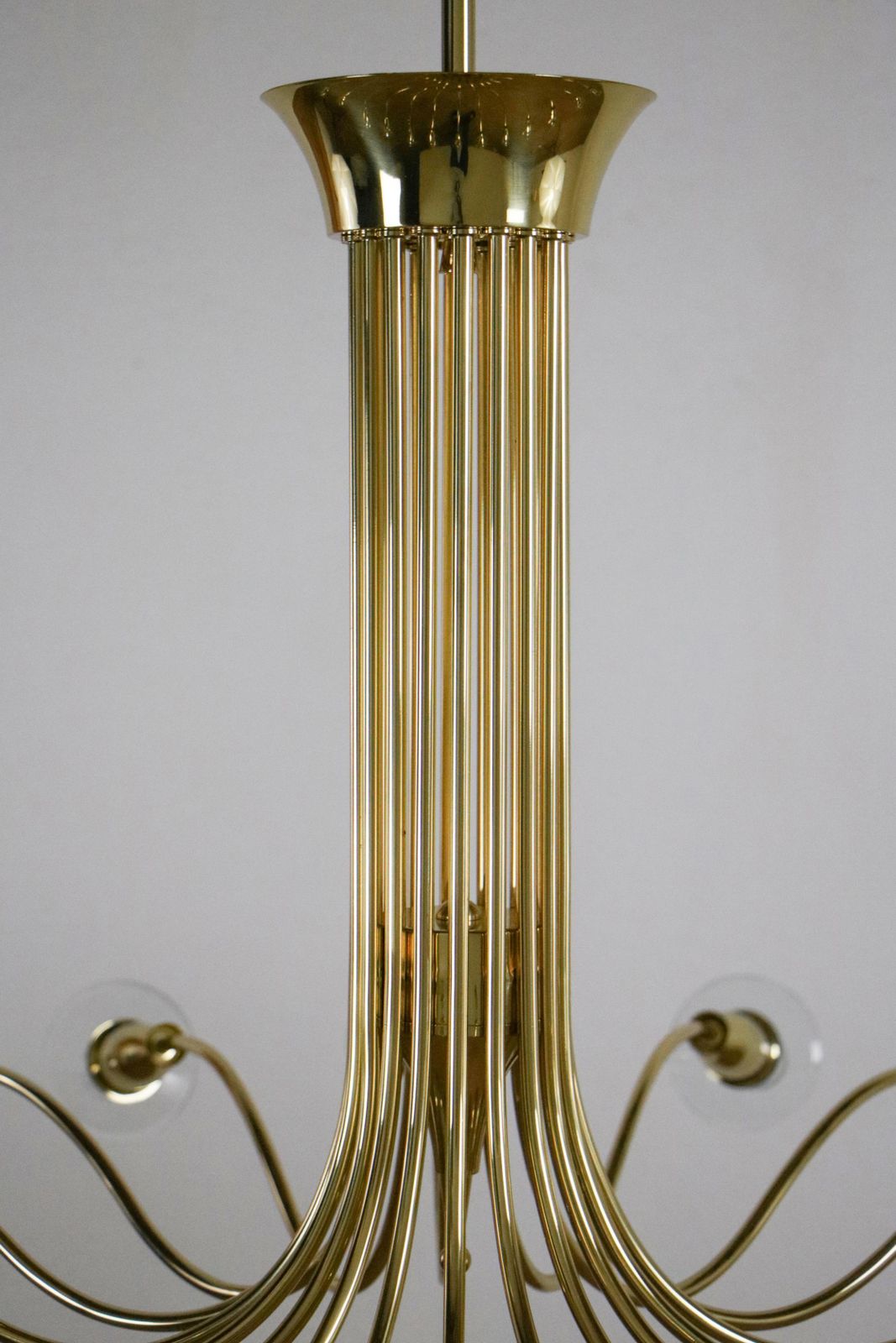 photo furniture Italian Mid Century 18 Lights Chandelier By Angelo Lelii For Arredoluce