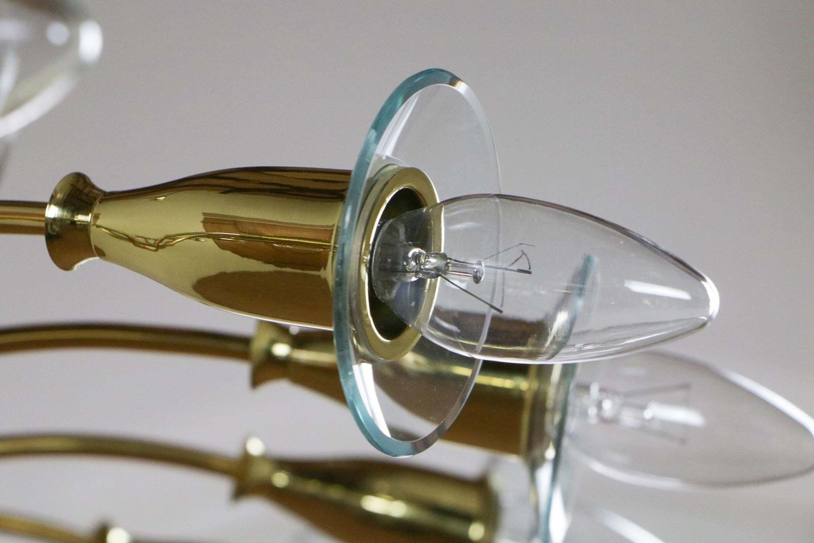 6636.0 Italian Mid Century 18 Lights Chandelier By Angelo Lelii For Arredoluce photo