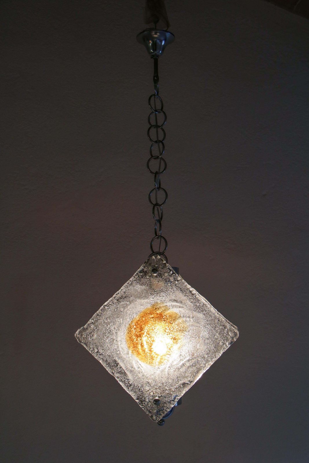 photo vinterior Italian Mid Century Murano Glass Pendant Lamp Per Mazzega, 1970s