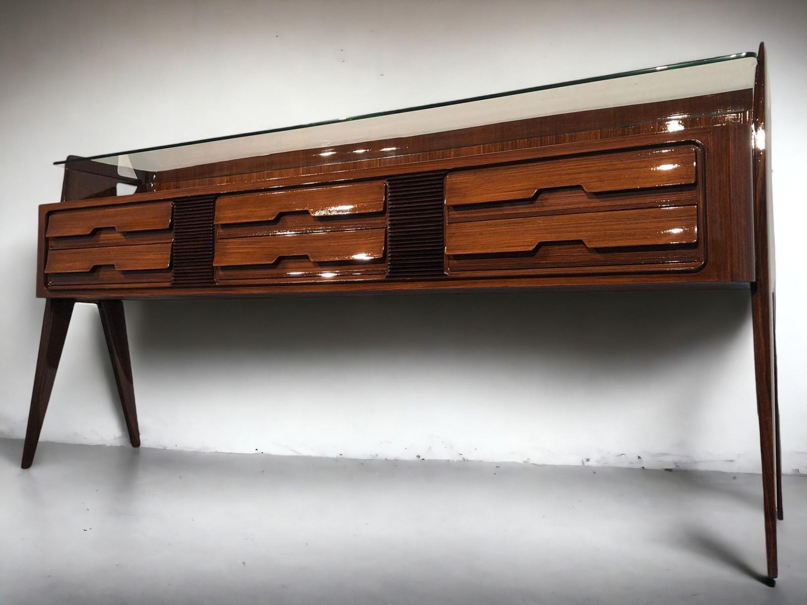 Italian Midcentury Sideboard  Or Chest Of Drawers By Vittorio Dassi, 1950s photo for sale