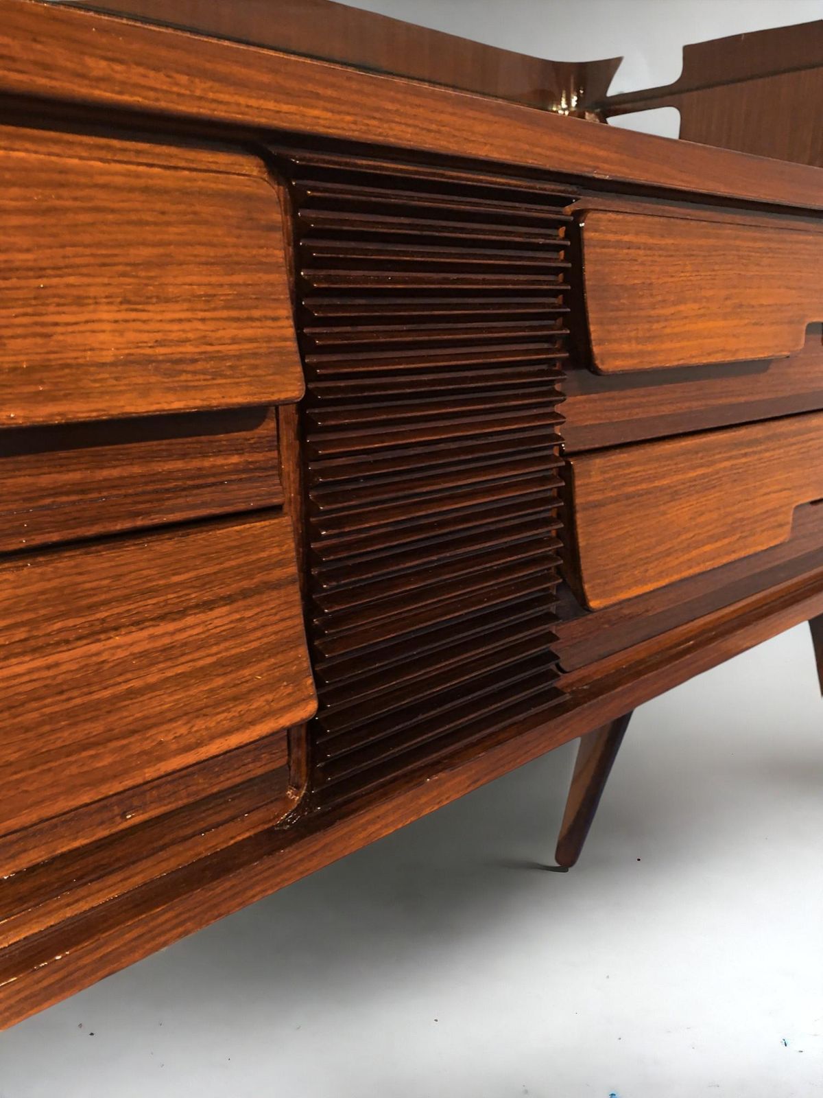 Furniture Italian Midcentury Sideboard  Or Chest Of Drawers By Vittorio Dassi, 1950s photo