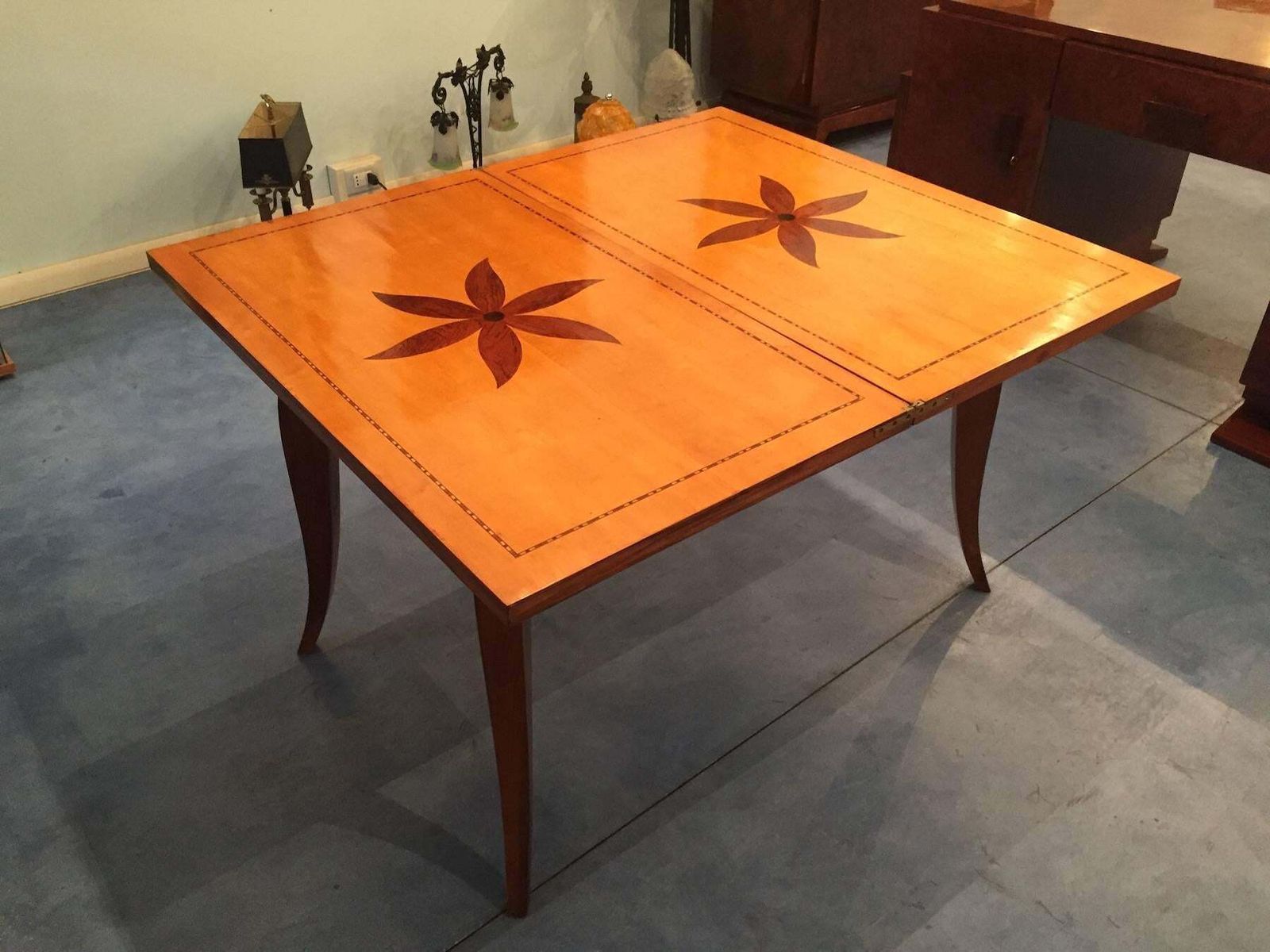 French Art Deco Card Table, 1940 photo 1500.0