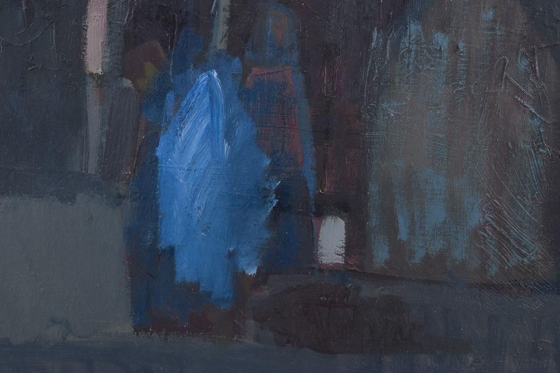 Peer Lorentz Dahl, Norwegian Danish Artist. Oil On Canvas. View Of A Church. photo 873.0