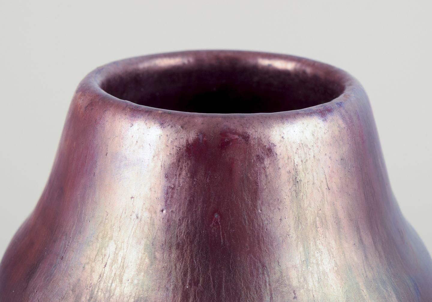 Søren Kongstrand (1872 1951) Danish Ceramicist. Unique Vase With Lustre Glaze. photo Home Decor