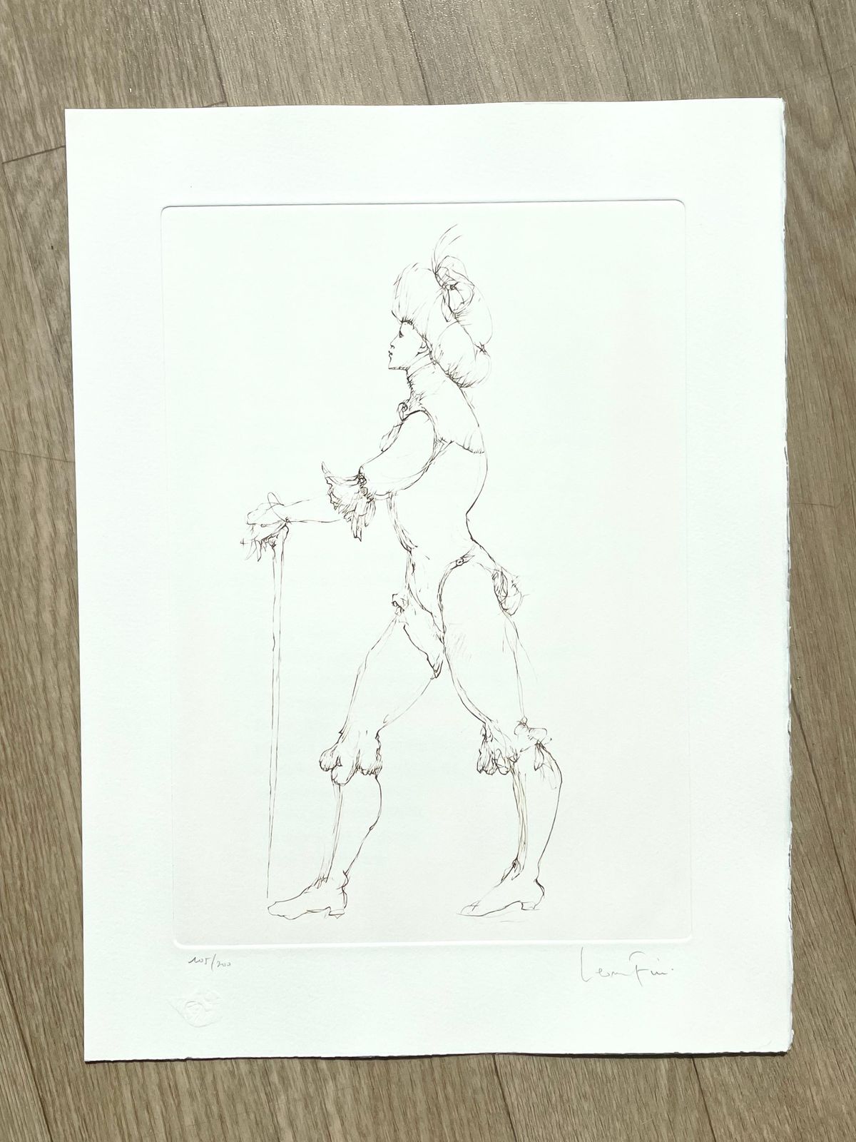 Leonor Finileonor Fini, Rare Lithograph On Arches Paper, Circa 1980circa 1970 photo furniture