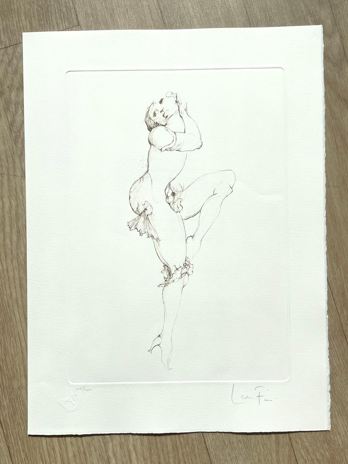 Leonor Finileonor Fini, Rare Lithograph On Arches Paper, Circa 1980circa 1970 photo Art