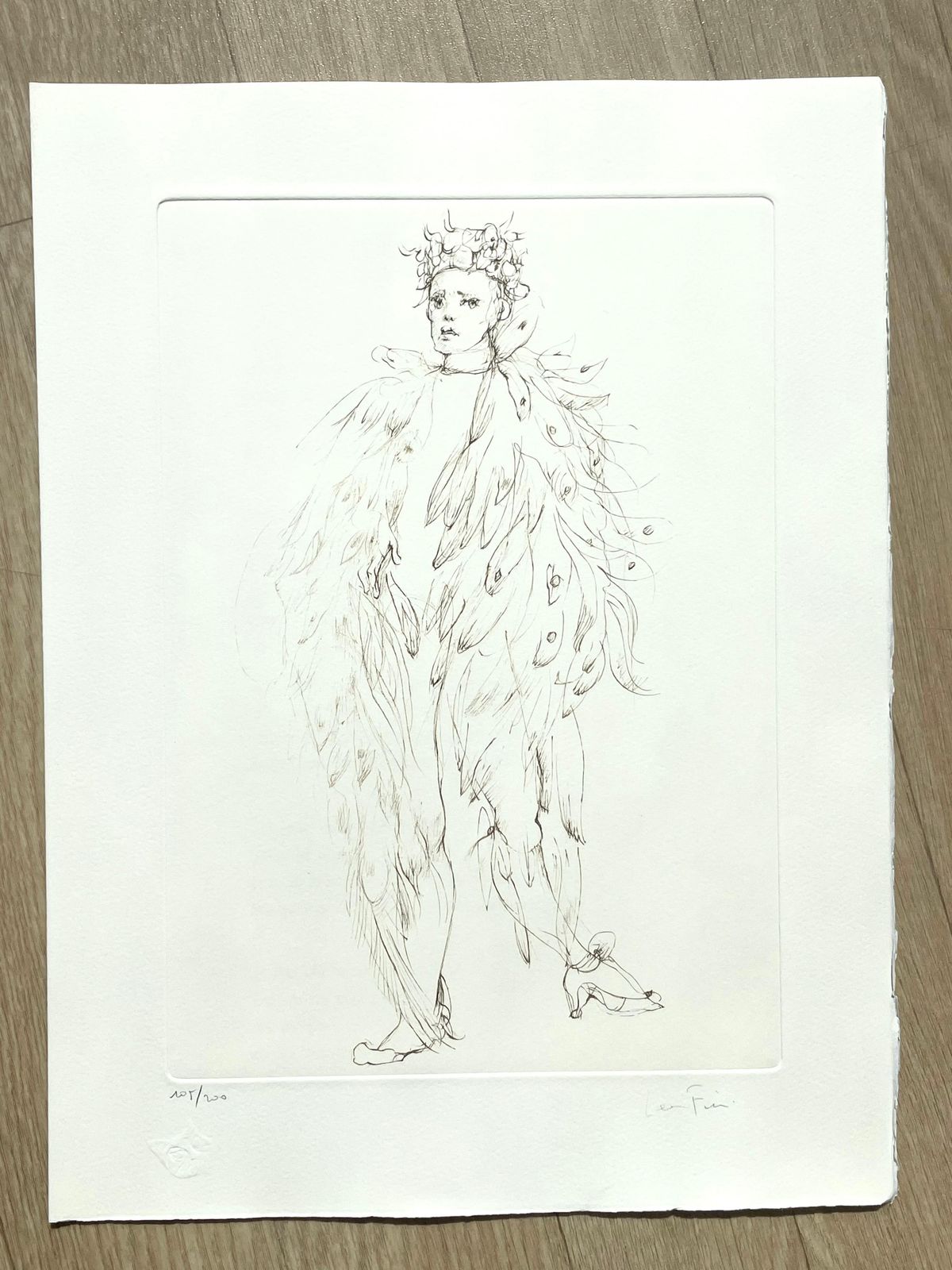 Leonor Finileonor Fini, Rare Lithograph On Arches Paper, Circa 1980circa 1970 photo Art