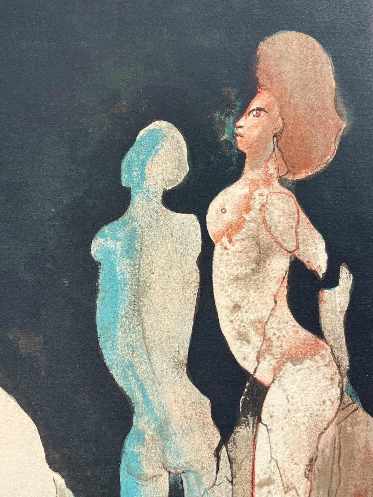 Leonor Finileonor Fini, Original Lithograph From Satiricon, 1970circa 1970 photo Art