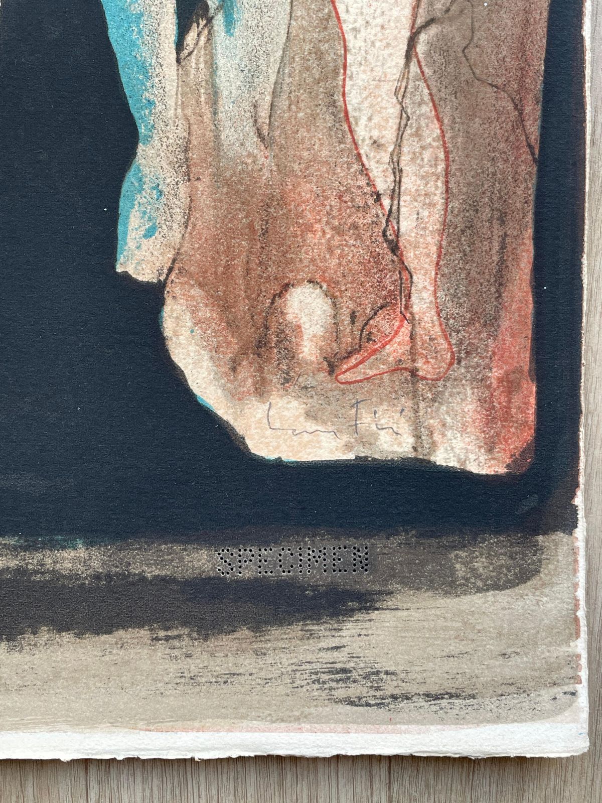 Leonor Finileonor Fini, Original Lithograph From Satiricon, 1970circa 1970 photo vinterior