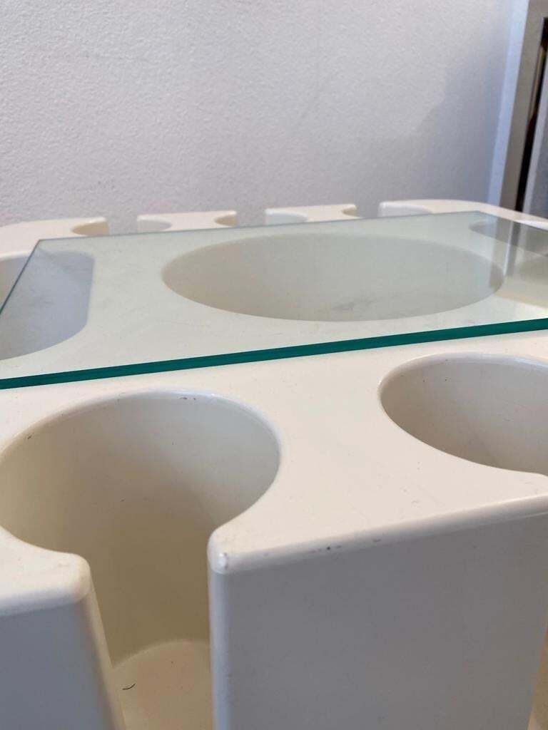 "Bacco" Molded Plastic Bar Cart By Sergio Mazza For Artemide, Italy Ca. 1967 photo buy