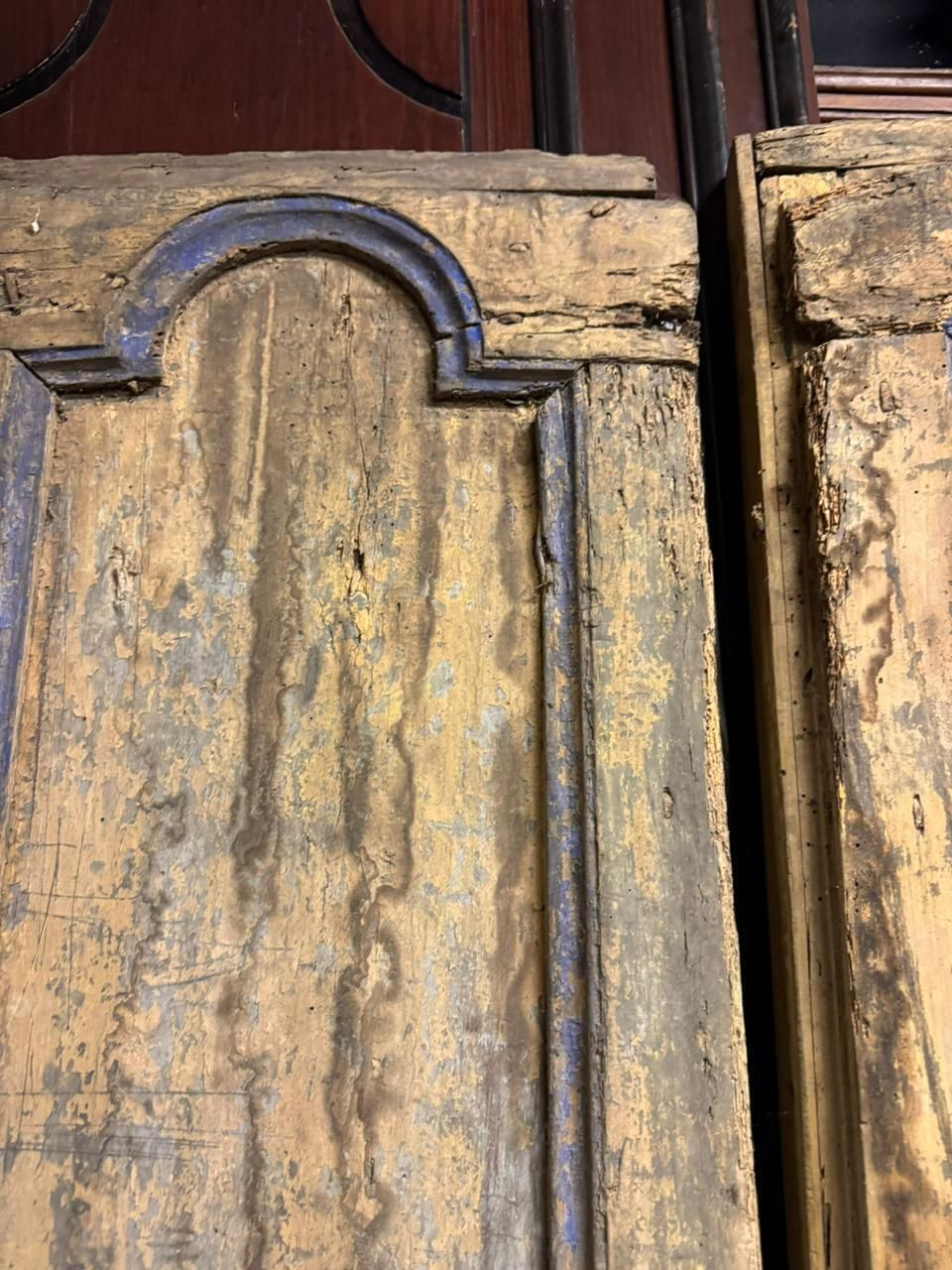 Porta Doppio Battente Da Interno In Prima Patina, Italia photo vinterior