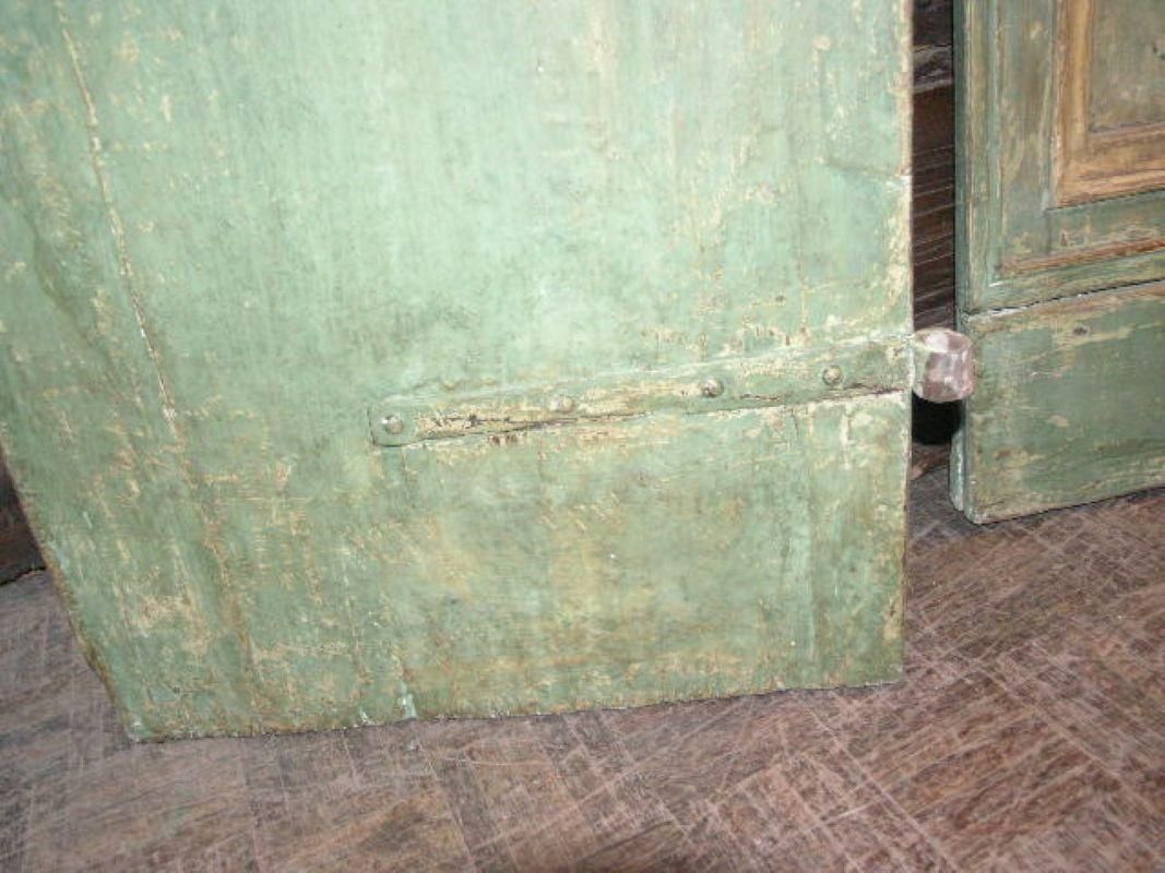 Double Leaf Door In Lacquered Wood, Richly Painted Panels, Italy photo vinterior
