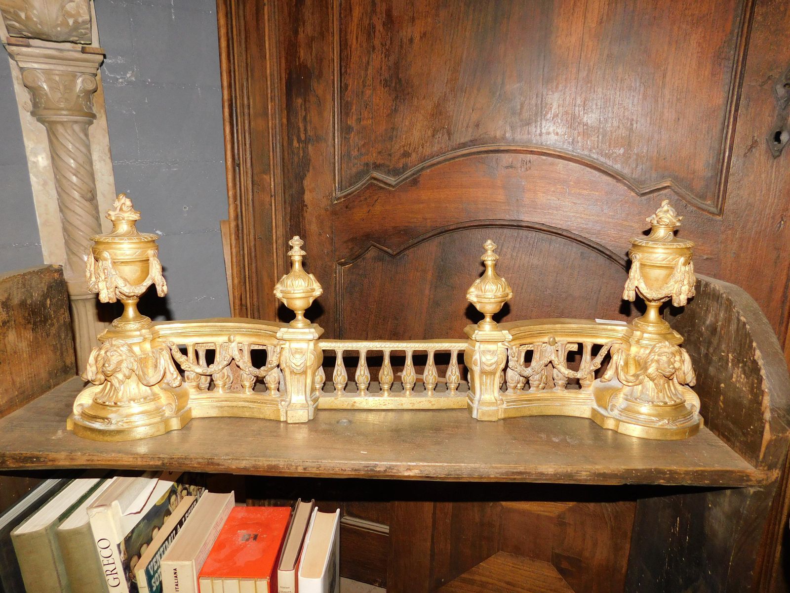 Gilded Bronze Ashtray, Carved With 4 Cups, Italy photo for sale