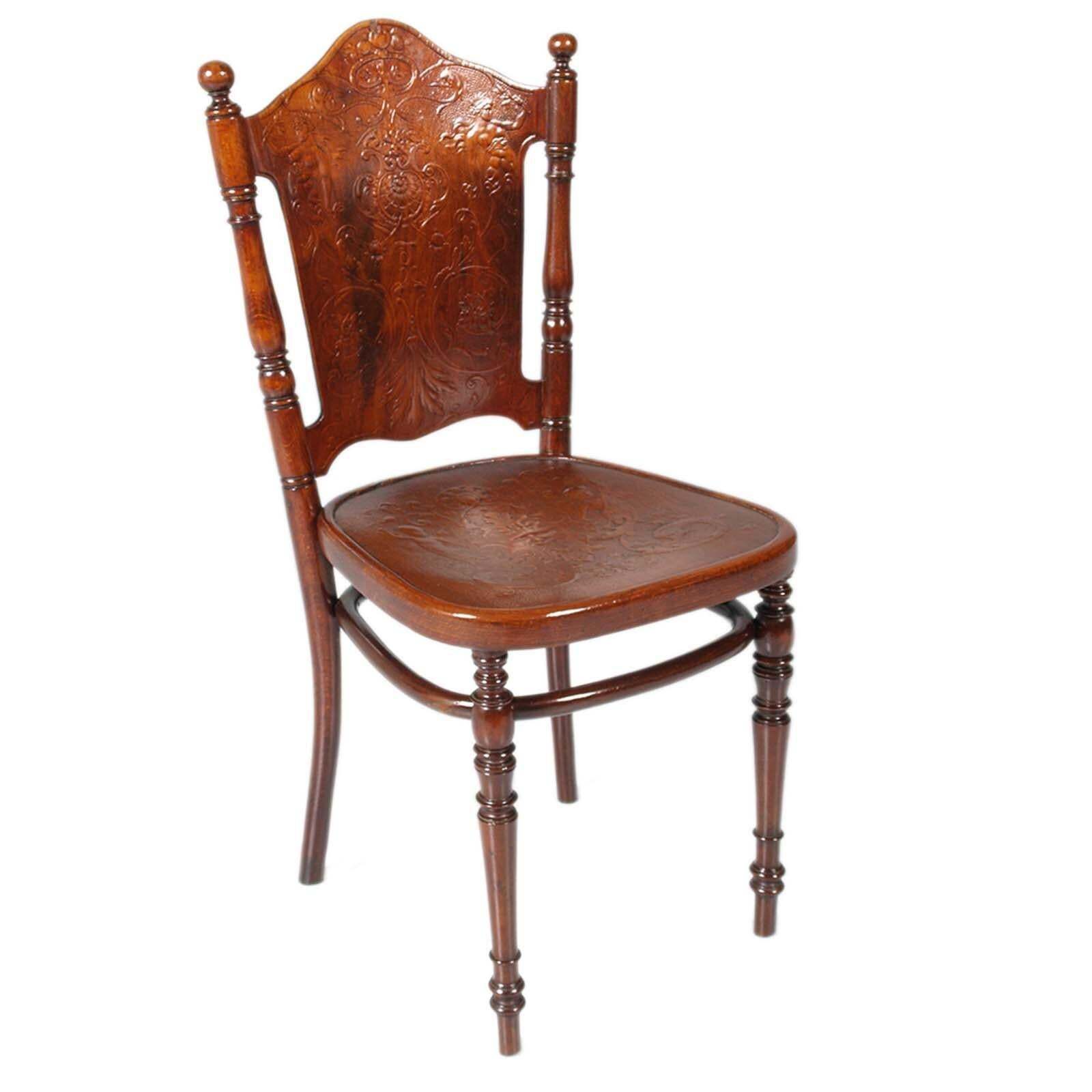 Vienna Chair, Circa 1875, Jacob & Josef Kohn. Bent, Turned And Stained Wood photo for sale