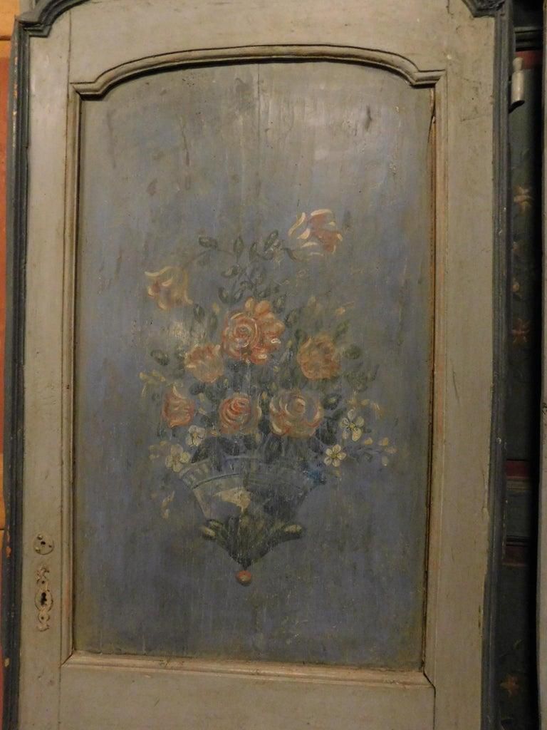 photo furniture Lacquered And Painted Arched Door With Frame, Italy