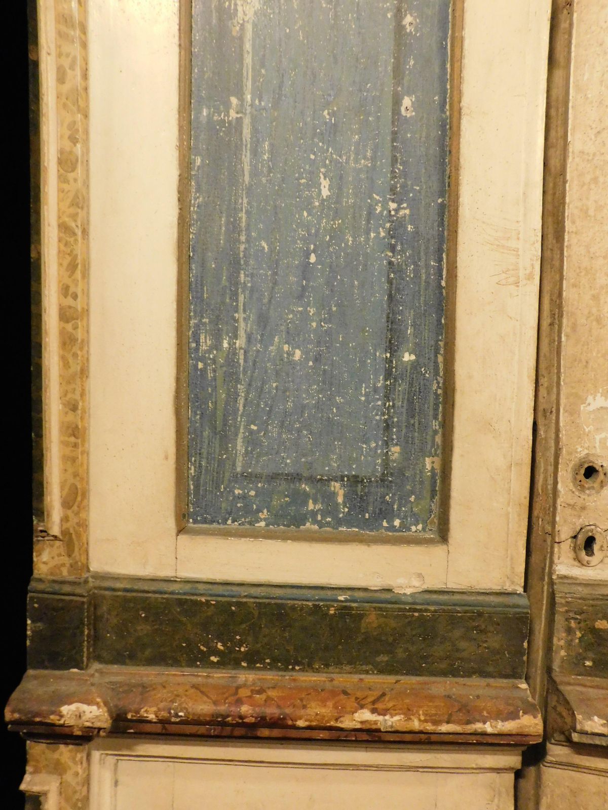 Set Of 2 Interior Doors In First Lacquer With Two Doors Each, Italy photo vintage