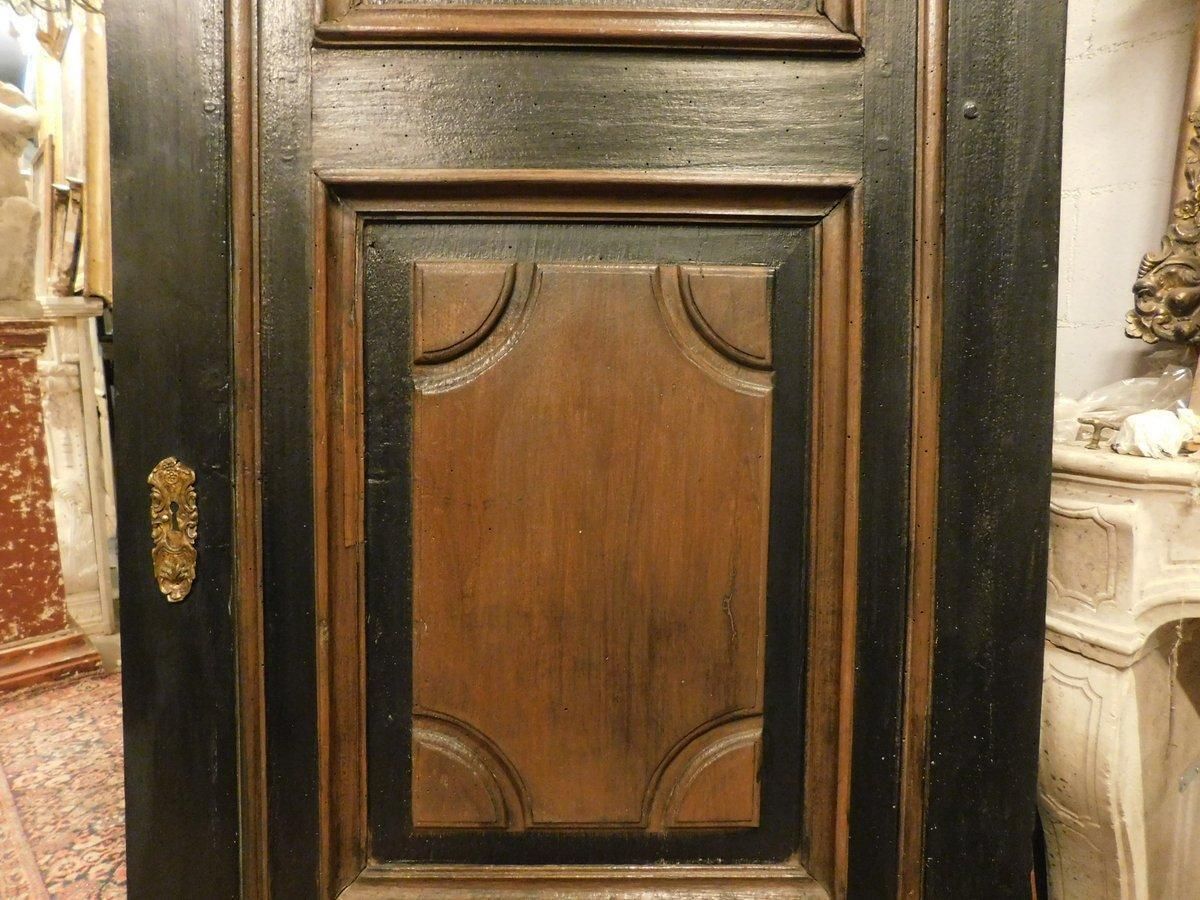 Entrance Door, Carved And Lacquered Walnut Door, Italy photo buy