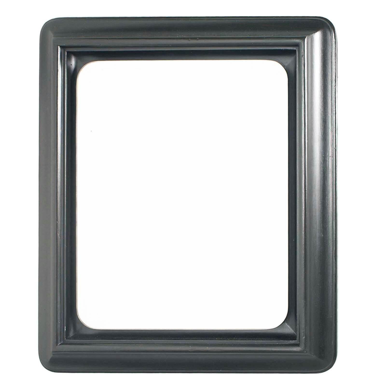 Midcentury Black Wall Mirror, Painted Walnut By Sergio Mazza For Bottega Gadda photo furniture